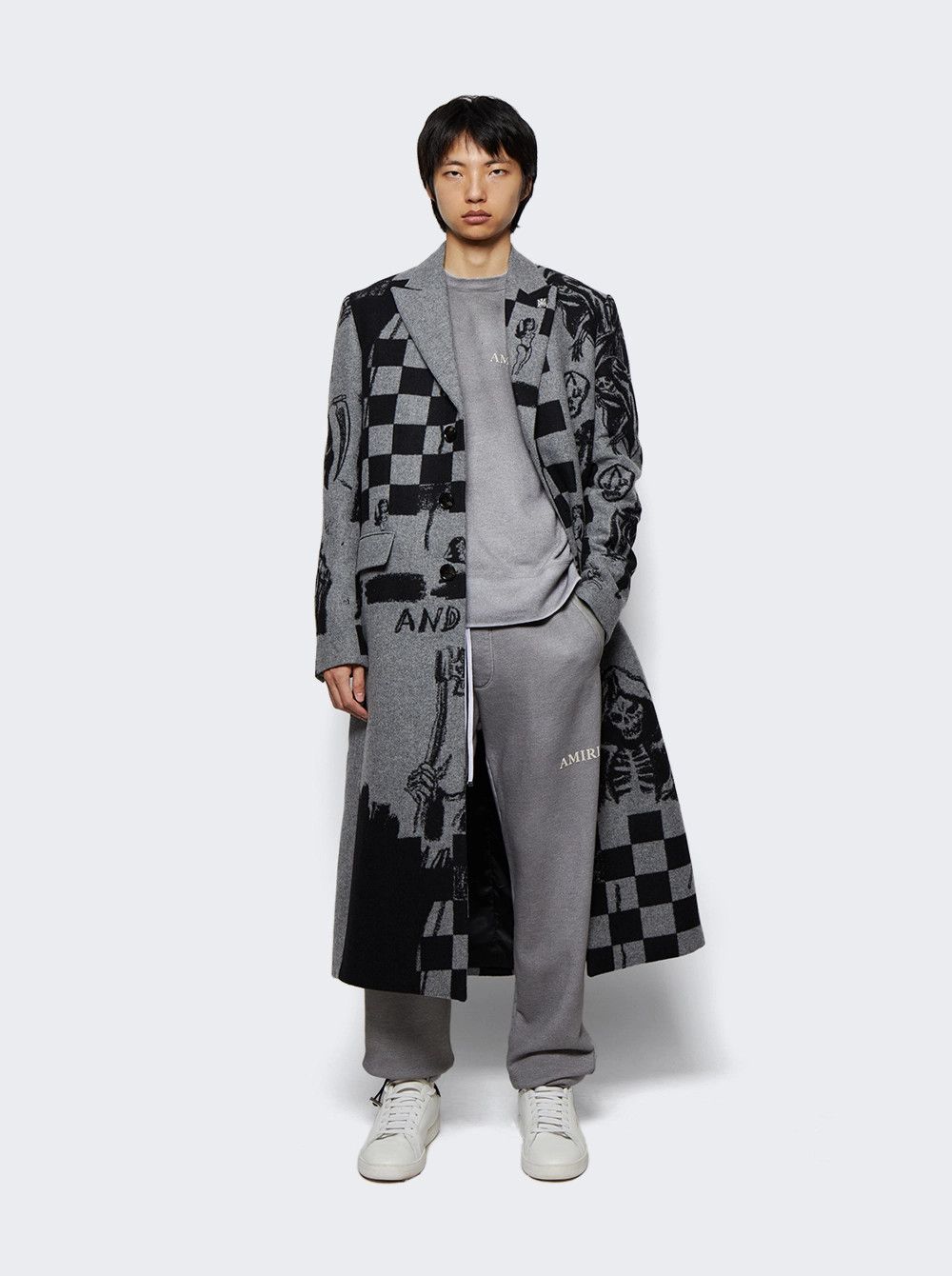 Amiri o1gr1nt0426 Sweatpants & Joggers in Grey Size US 30 / EU 46 - 2 Thumbnail