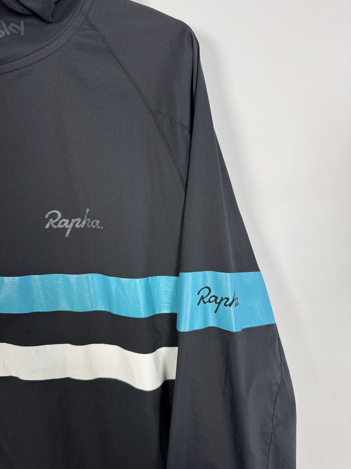 Rapha Rapha Team Sky Spray Cycling Jacket Lightweight Windbreaker Size US M / EU 48-50 / 2 - 6 Thumbnail