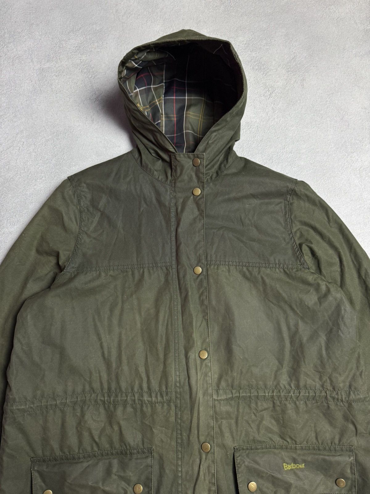 Barbour Barbour SMU Durham Wax Cotton Jacket size UK 18 US 14 Size XL / US 12-14 / IT 48-50 - 3 Thumbnail