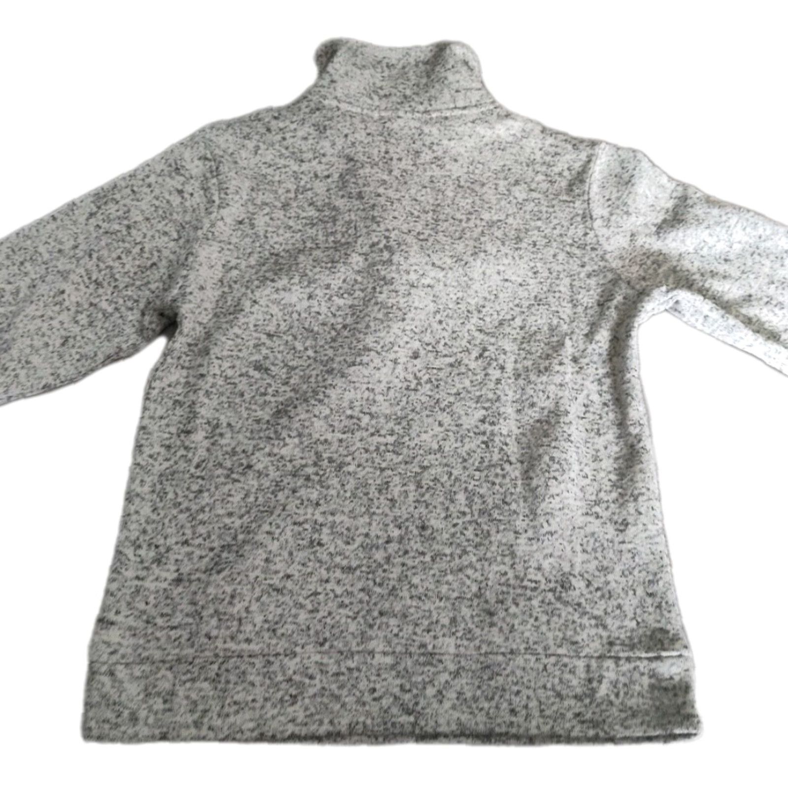 Vintage H 2H Mens S Cream Gray Marled Knit Pullover Sweater 1/4 Button Mock Neck NWT S Size US S / EU 44-46 / 1 - 2 Thumbnail