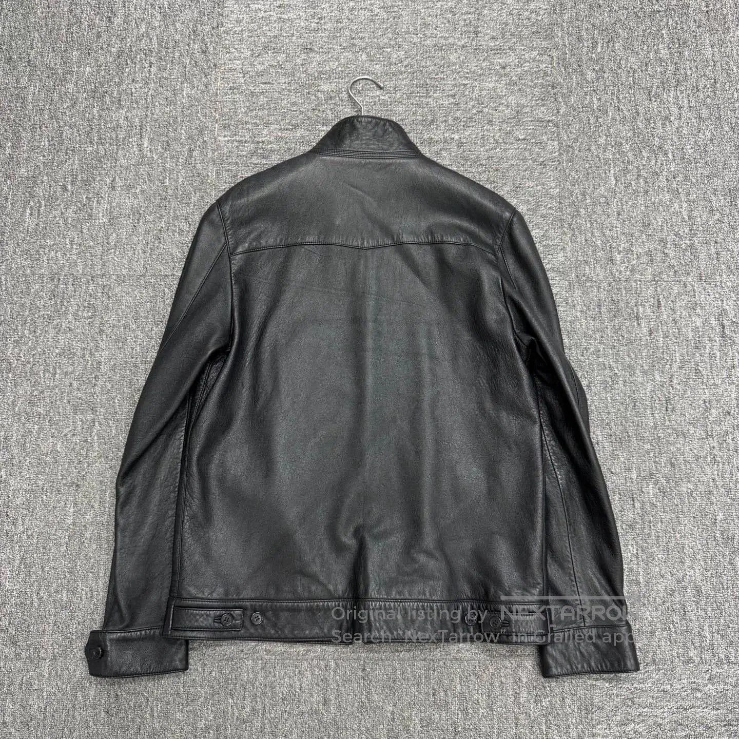 Schott black leather jacket size 50. Size US L / EU 52-54 / 3 - 2 Thumbnail