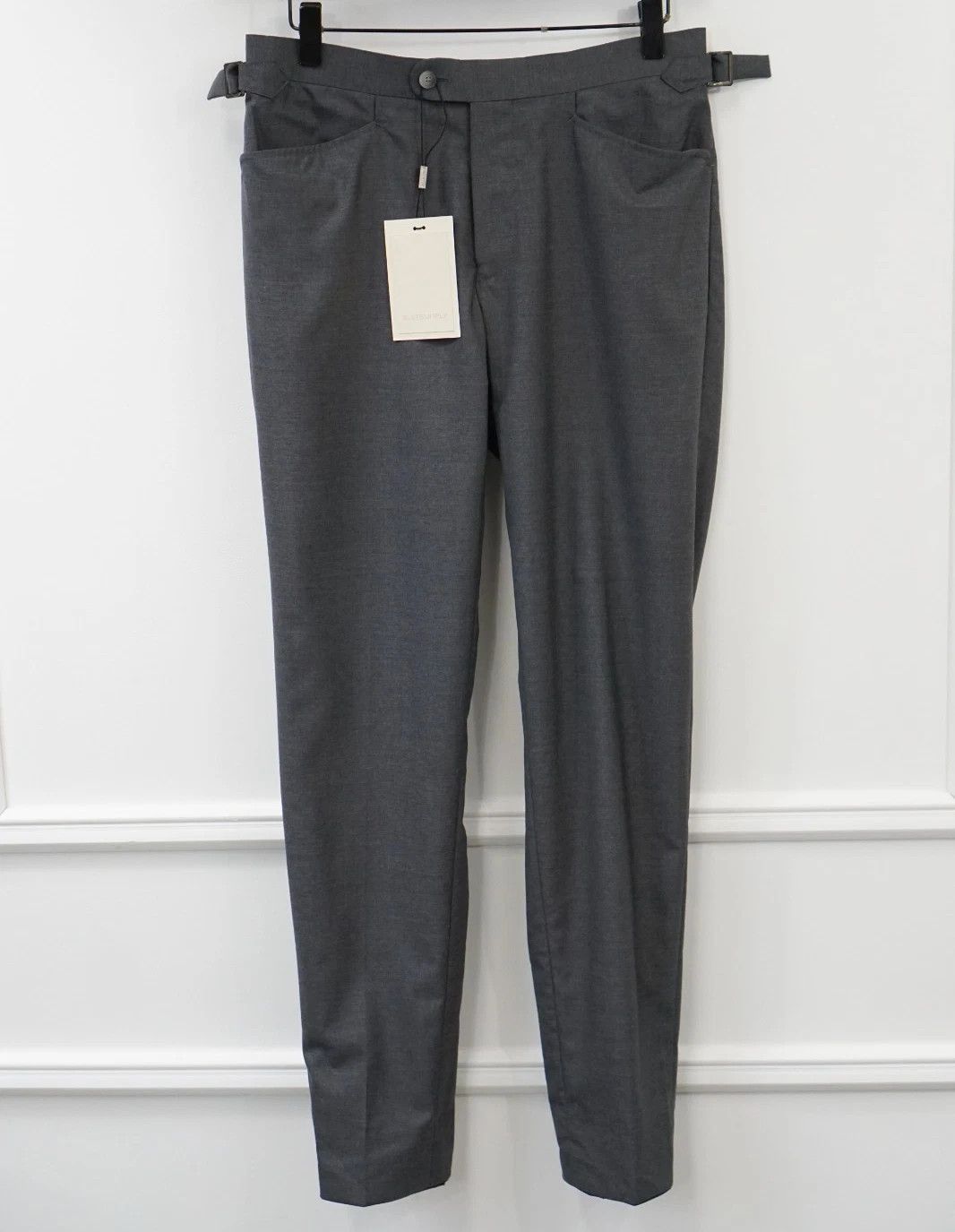 Suitsupply Men Suitsupply Pants Trousers Lazio Grey Size UK/US34 Size 34R - 1 Thumbnail