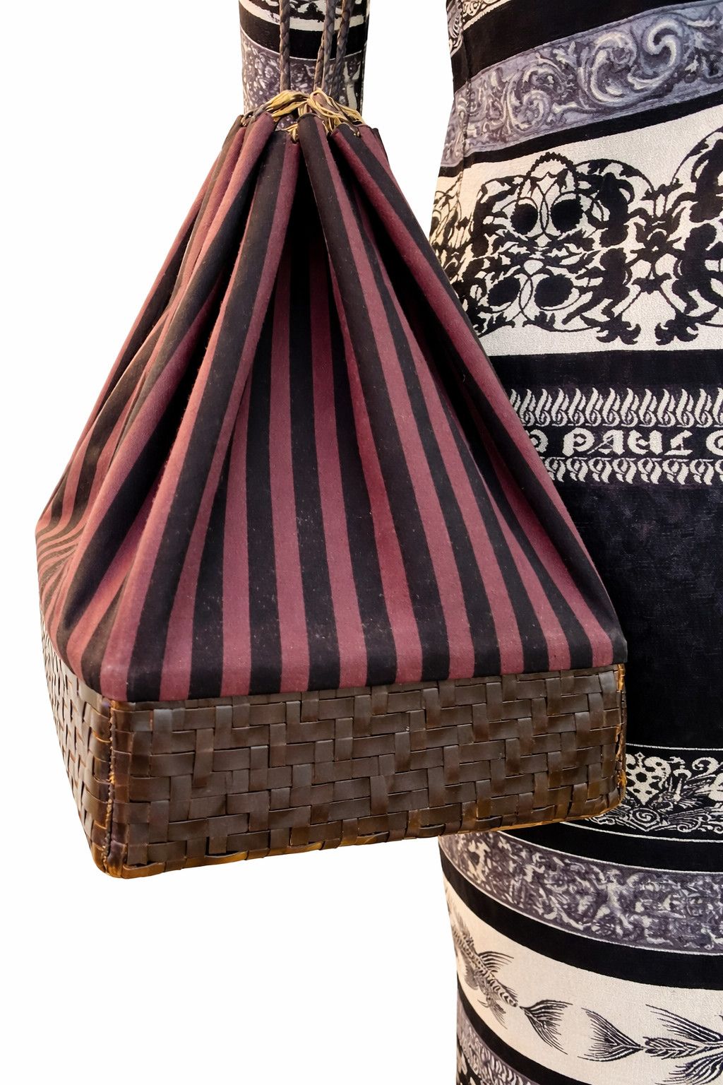 Jean Paul Gaultier Jean Paul Gaultier Woven Basket Tote Shoulder Hand Bag Size ONE SIZE - 5 Thumbnail