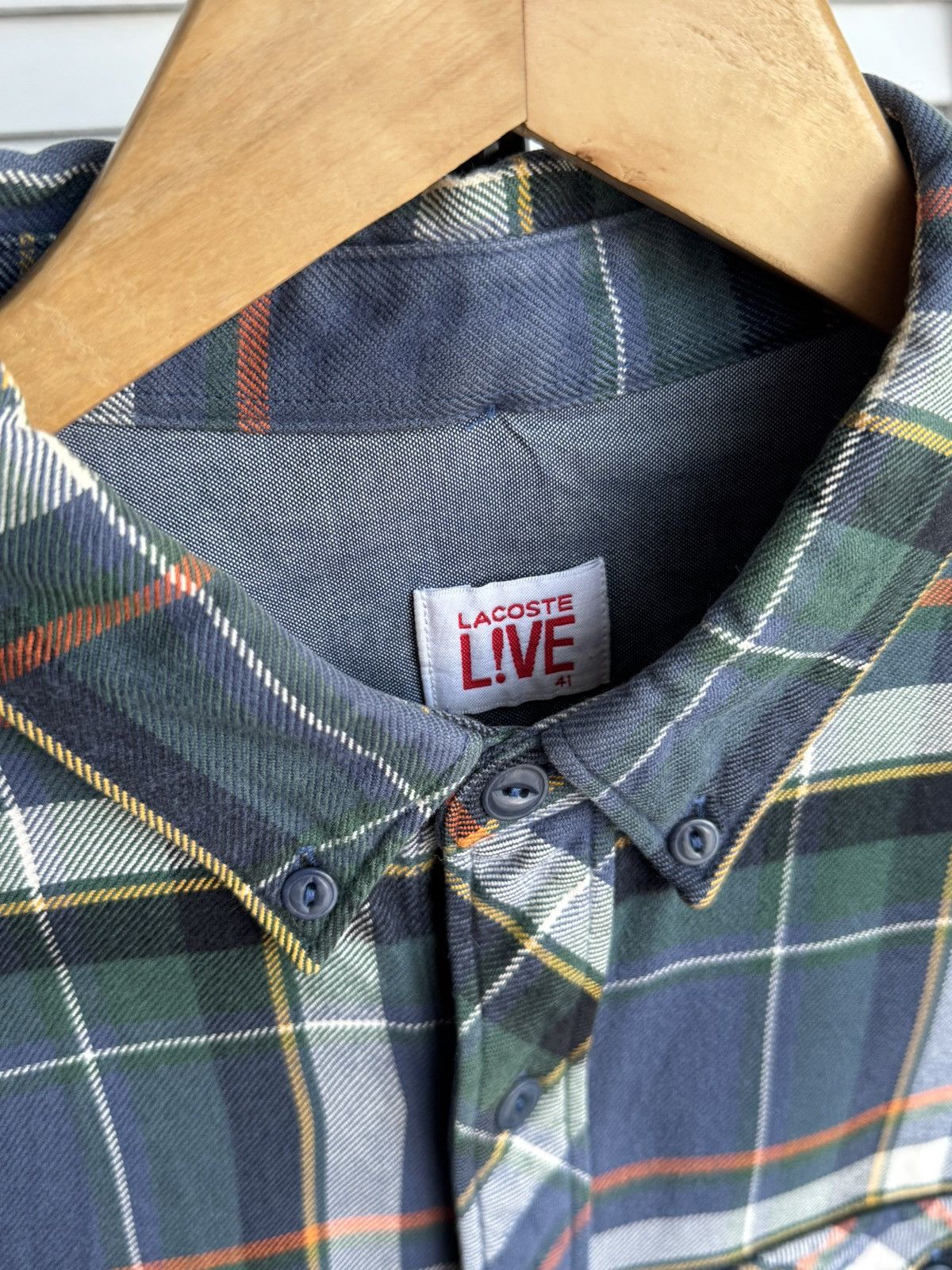 Lacoste Lacoste LIVE Tartan Plaid Button Up Shirt Double Pocket Size US M / EU 48-50 / 2 - 6 Thumbnail