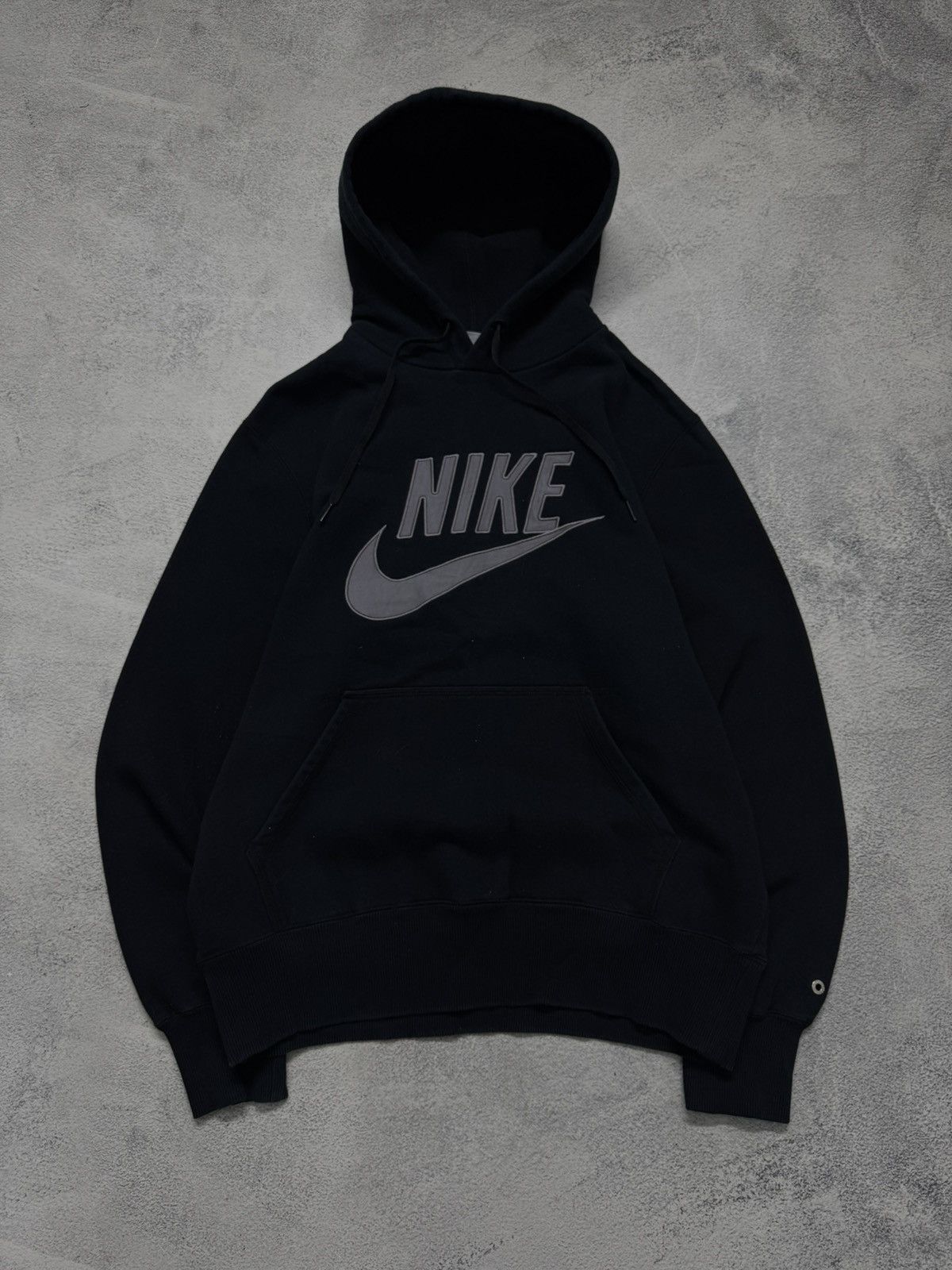 Nike Vintage Y2K Nike Big Swoosh Hoodie 00’s Size US M / EU 48-50 / 2 - 1 Thumbnail