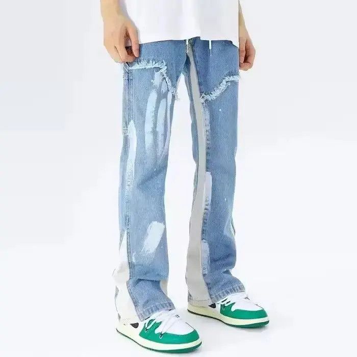 Japanese Brand Drawstring Art Denim Pant Size US 32 / EU 48 - 1 Thumbnail