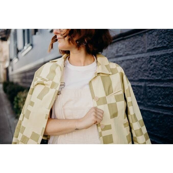 Paloma Wool Paloma Wool Womens Space Jacket Organic Cotton Yellow Lime G Size S / US 4 / IT 40 - 2 Thumbnail