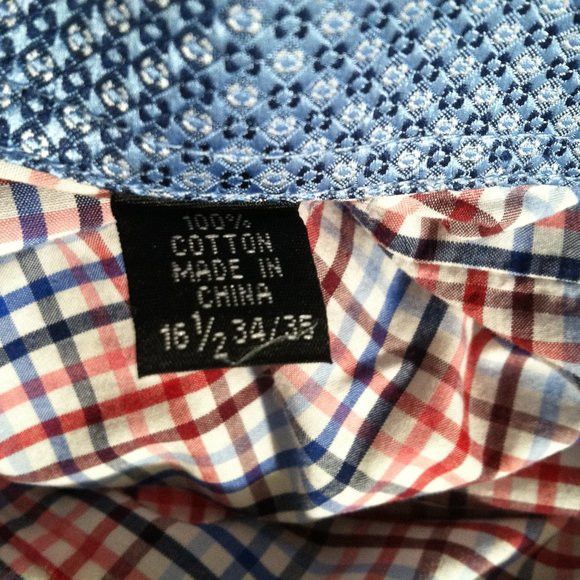 English Laundry ENGLISH LAUNDRY MENS COTTON CASUAL SHIRT SIZE: 16.5/34-35 Size US L / EU 52-54 / 3 - 6 Thumbnail