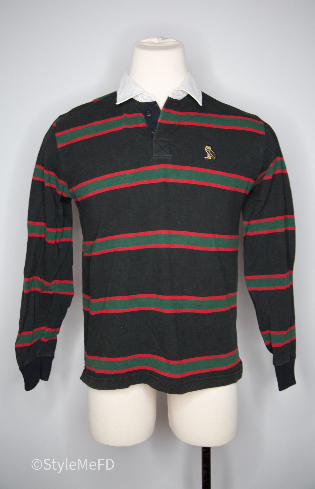 October's Very Own Men's OVO Black & Gold Polo Shirt w Owl Logo Size US M / EU 48-50 / 2 - 1 Thumbnail