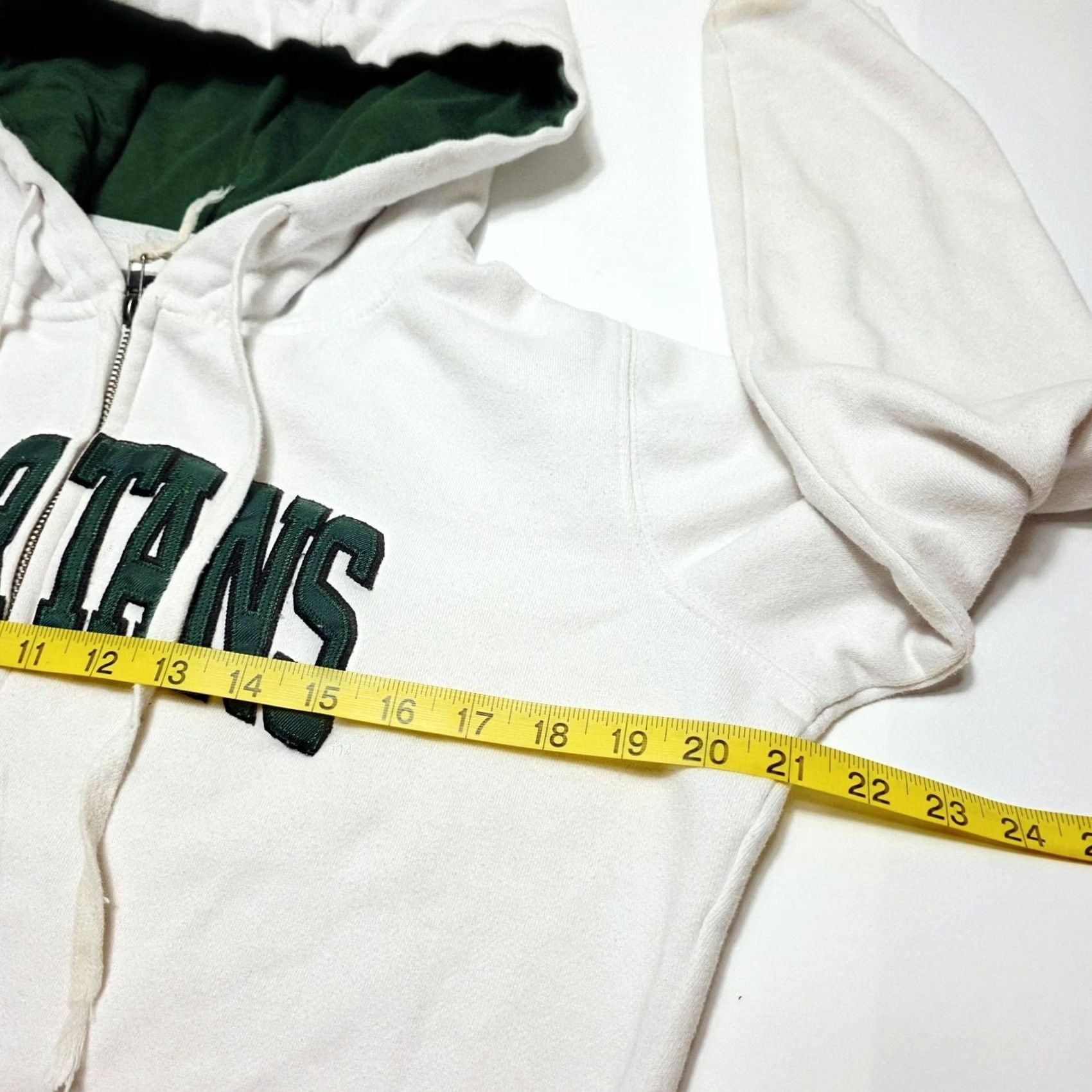 Vintage VINTAGE Michigan State Spartans Full Zip Hoodie Womens Medium Stadium Athletics Hoodie M White Size M / US 6-8 / IT 42-44 - 7 Thumbnail