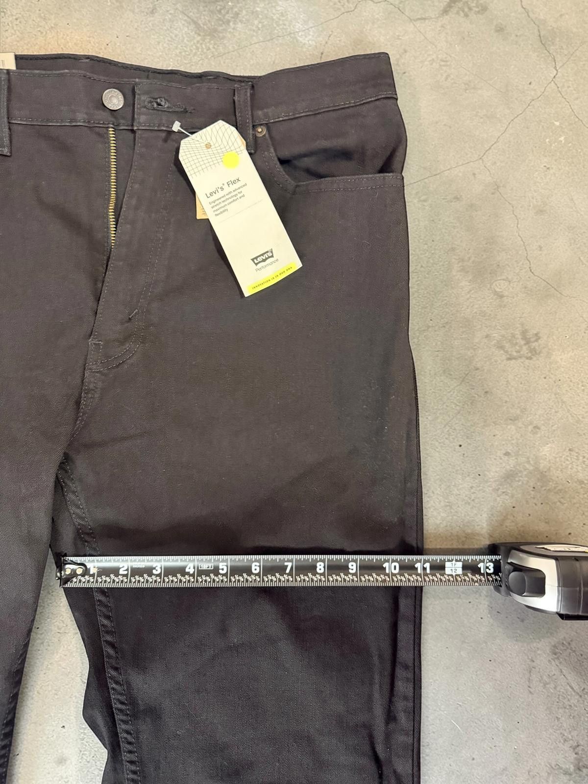 Levi's Levi's 505 Regular Stretch Black Jeans 38x32 Size US 38 / EU 54 - 5 Thumbnail