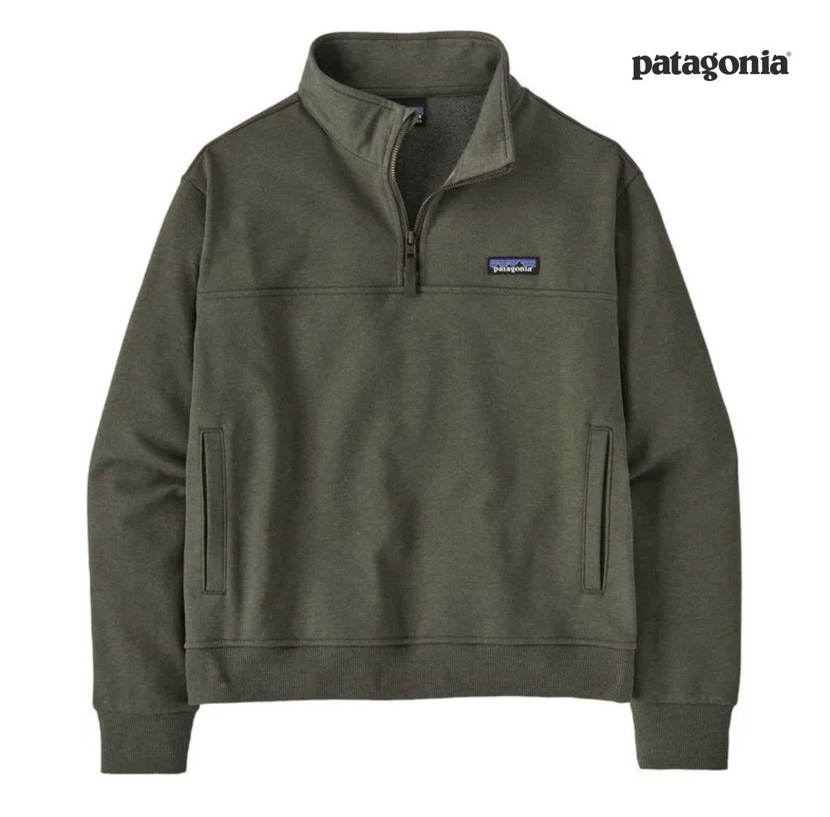 Patagonia Patagonia Womens Ahnya Quarter Zip Pine Needle Green Size XL / US 12-14 / IT 48-50 - 1 Thumbnail
