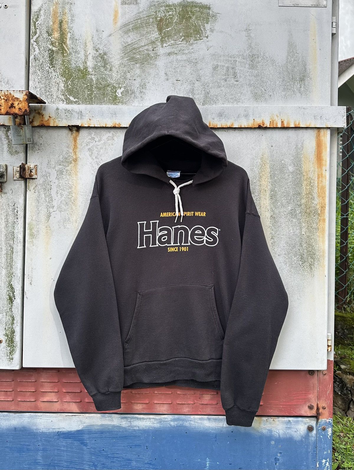 Vintage Vintage Hanes Boxy Hoodie Size US S / EU 44-46 / 1 - 1 Thumbnail