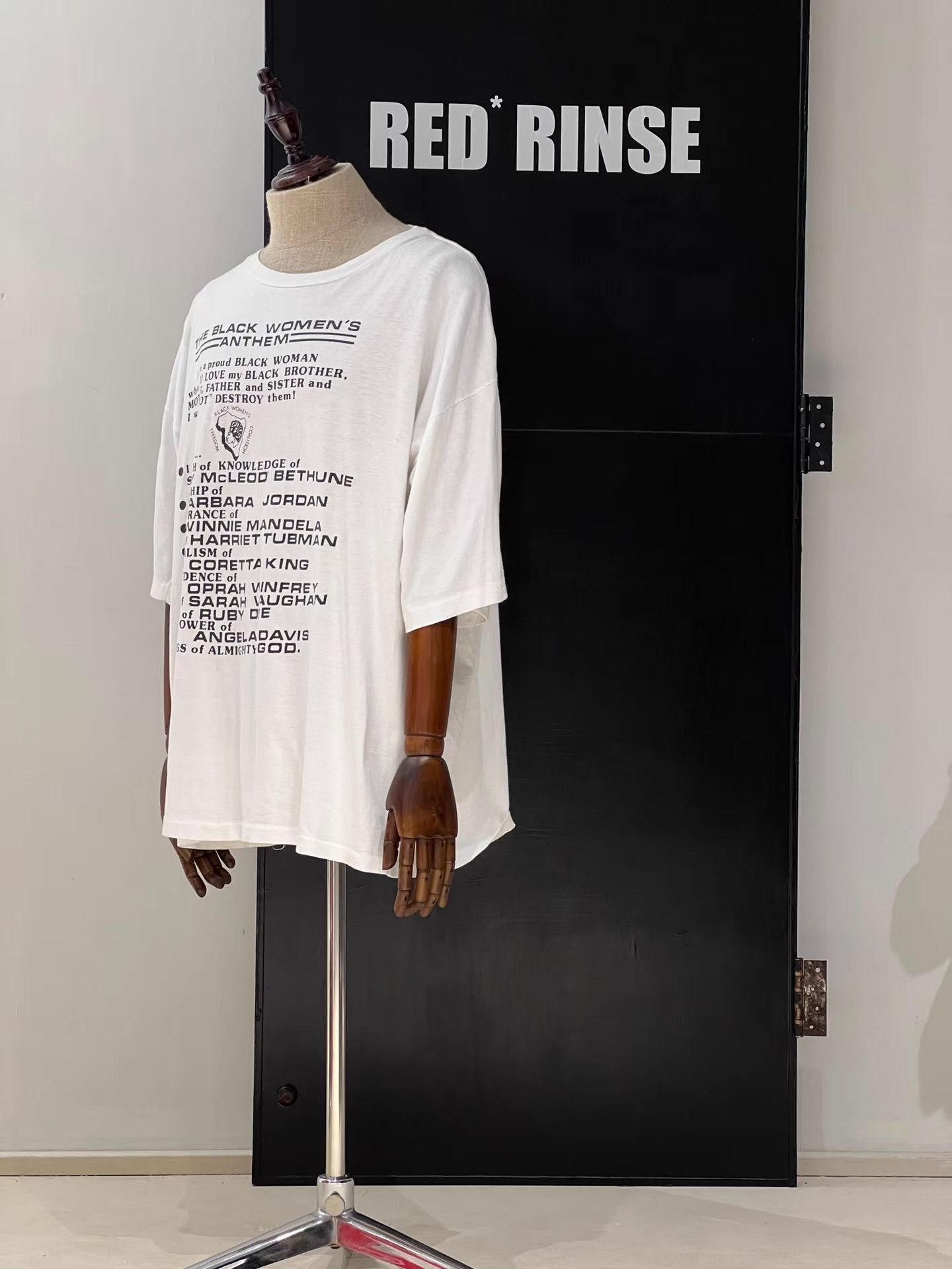 Balenciaga Vintage Slogan Short Sleeve T‑shirt Q13 Size US XL / EU 56 / 4 - 2 Thumbnail