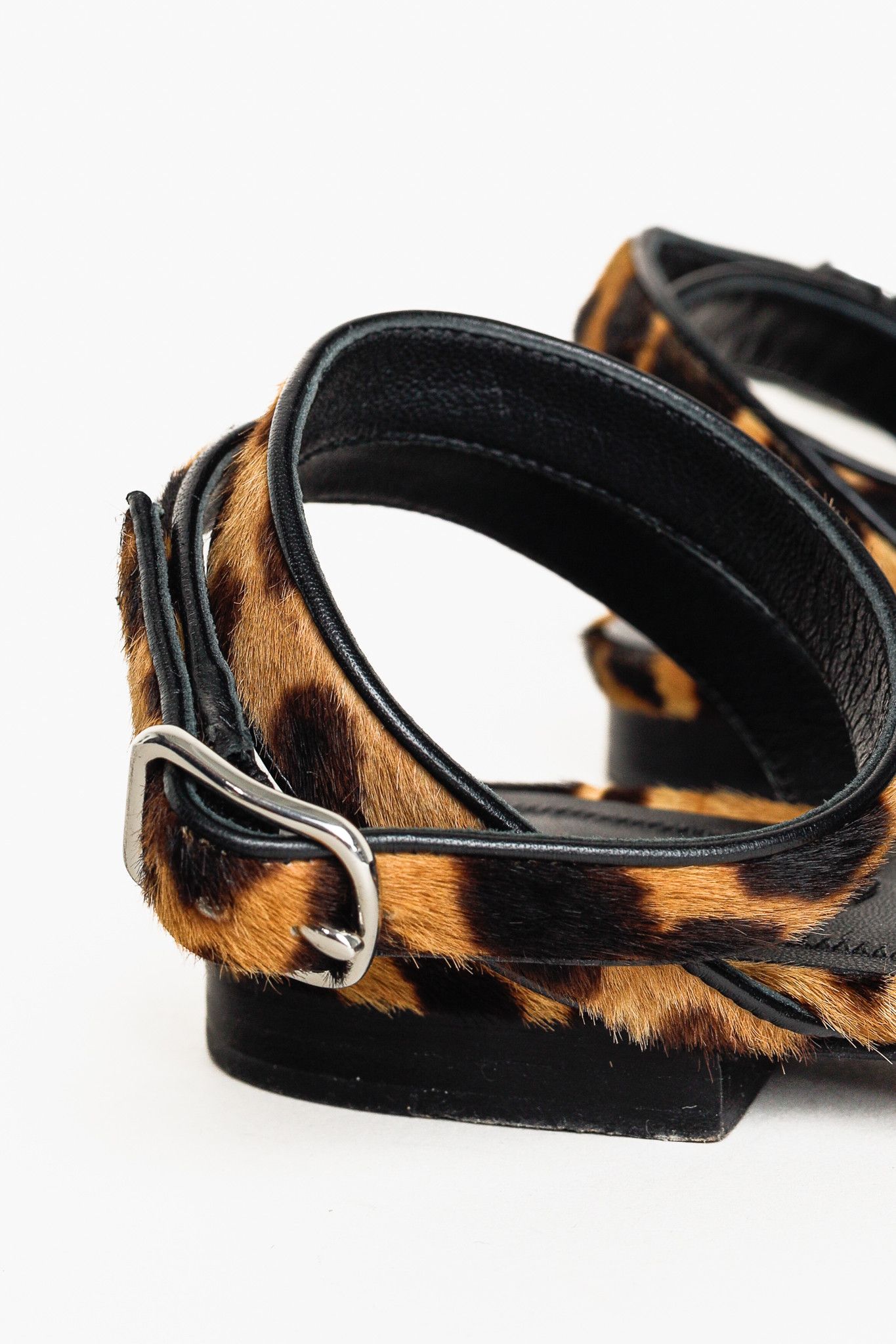 Alexander Wang Alexander Wang Lara Leopard Calf-Hair Pointed-Toe Flats Size US 6.5 / IT 36.5 - 8 Thumbnail