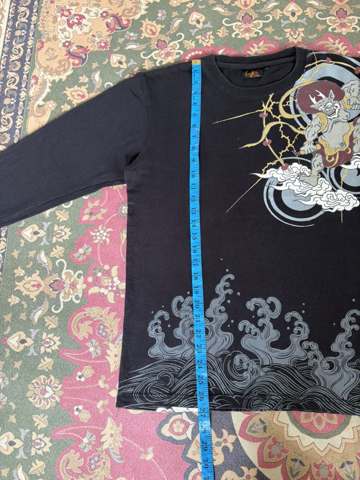 Japanese Brand Japanese Brand BULLET NOISE Sukajan Long Sleeve Tee Size US M / EU 48-50 / 2 - 9 Thumbnail