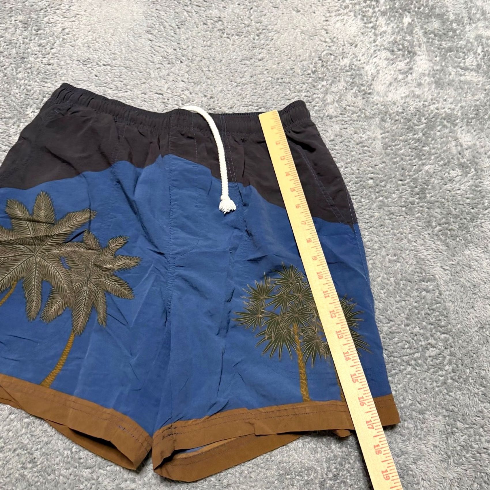 Tommy Bahama Tommy Bahama Swim Shorts Trunks Mens Small Nylon Tropical Hawaiian Lined Blue S Bottom Mens Size US 29 - 6 Thumbnail