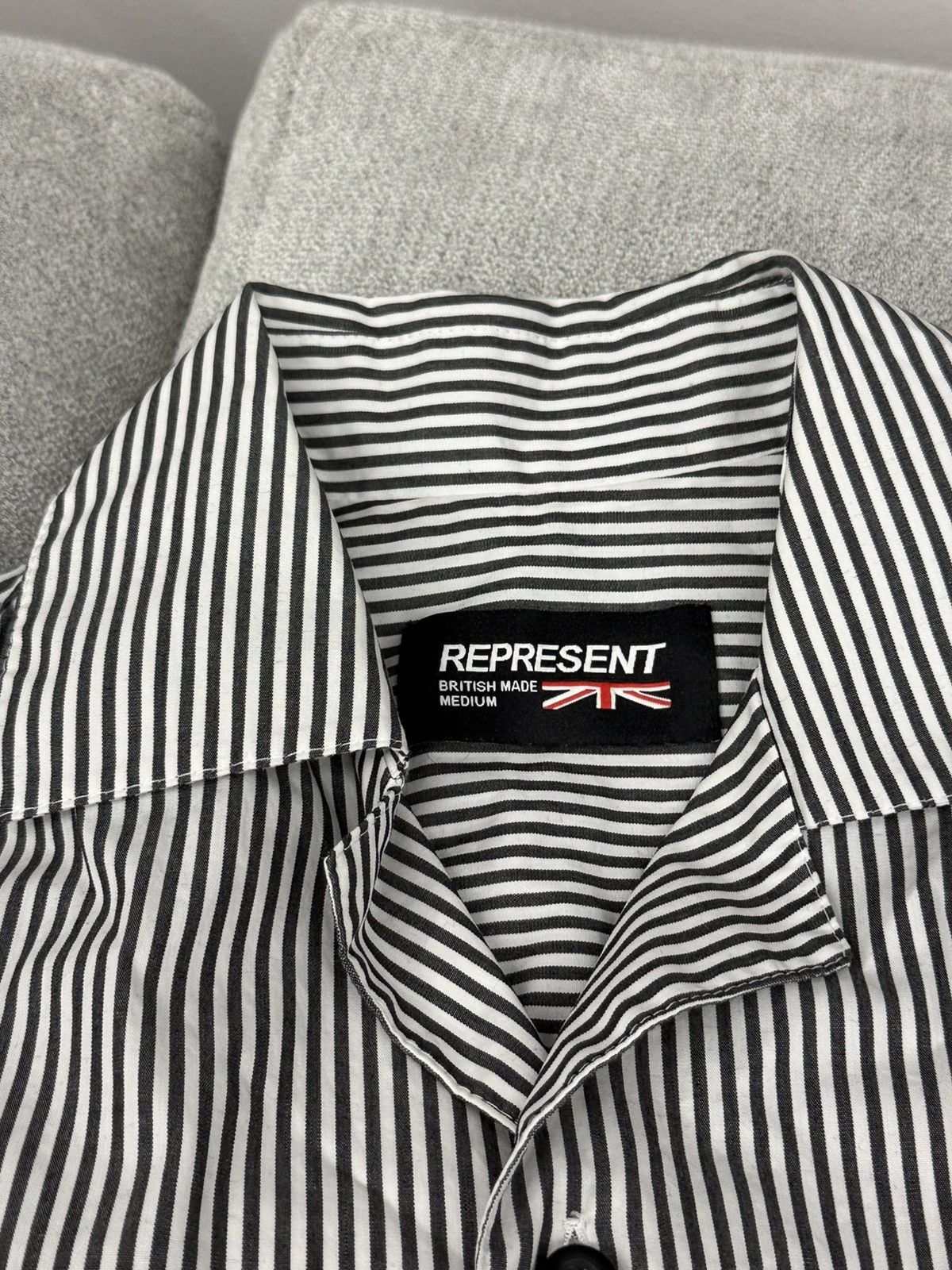 Represent Clo. Represent Work Stripe Shirt Size US M / EU 48-50 / 2 - 5 Thumbnail