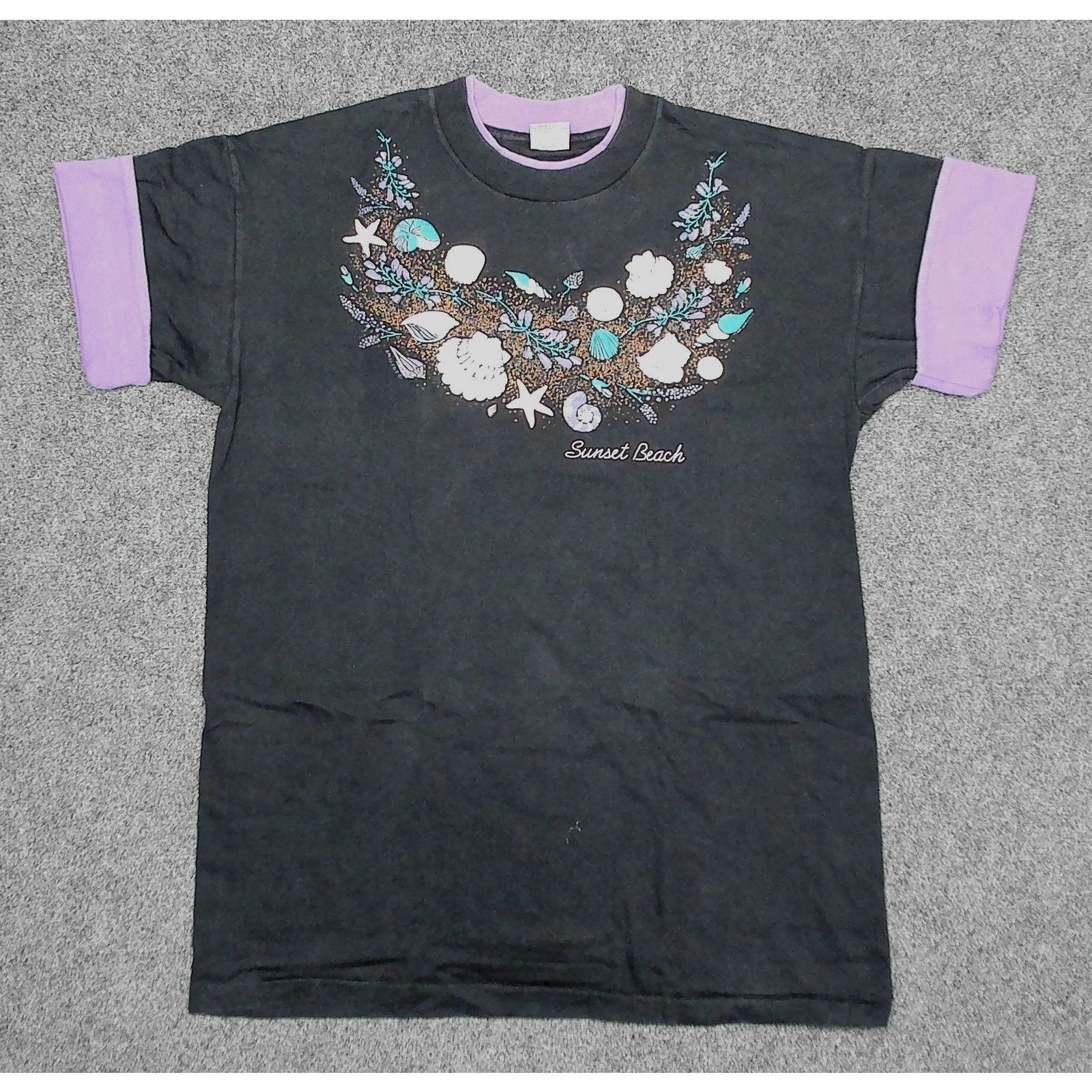 Vintage Signal VTG 90s Single Stitch Sunset Beach Oversized Tee XL Size XL / US 12-14 / IT 48-50 - 3 Thumbnail