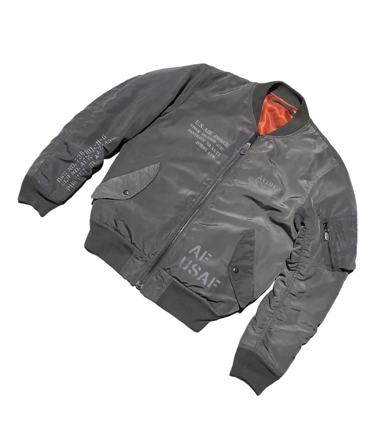 Avirex 🔥RARE🔥 VINTAGE AVIREX US AIRFORCE REVESIBLE BOMBER JACKET Size US M / EU 48-50 / 2 - 5 Thumbnail