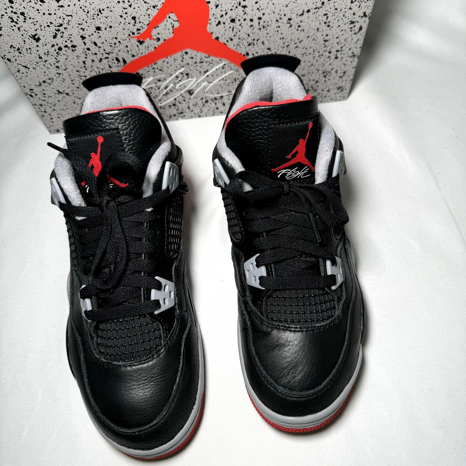Jordan Brand × Nike Size 6.5 - Air Jordan 4 Retro GS Bred Reimagined Men's Shoes Size US 6.5 / EU 39-40 - 4 Thumbnail