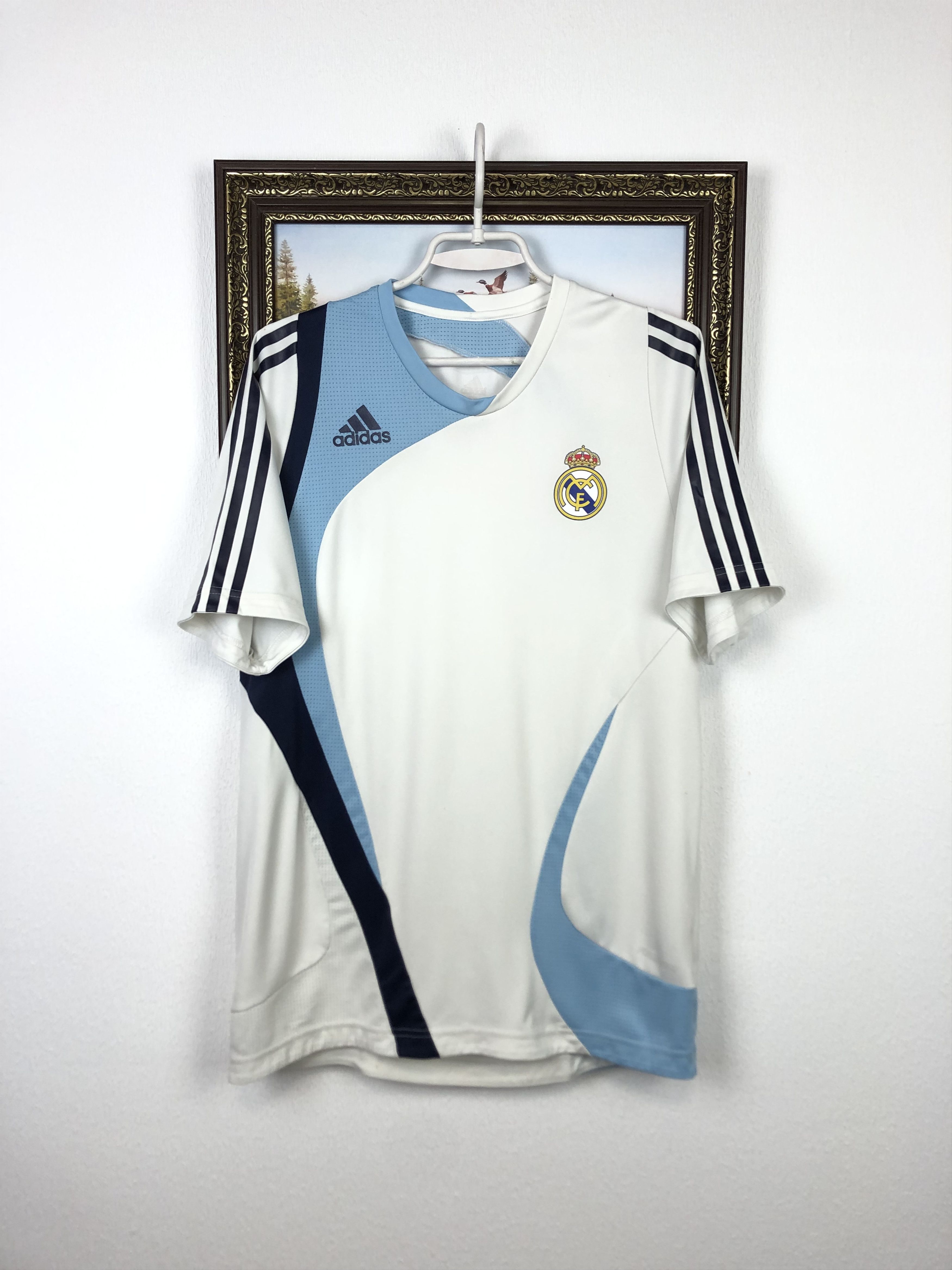 Adidas Vintage Adidas Real Madrid Football Shirt Soccer Tee Hype Size US M / EU 48-50 / 2 - 1 Thumbnail