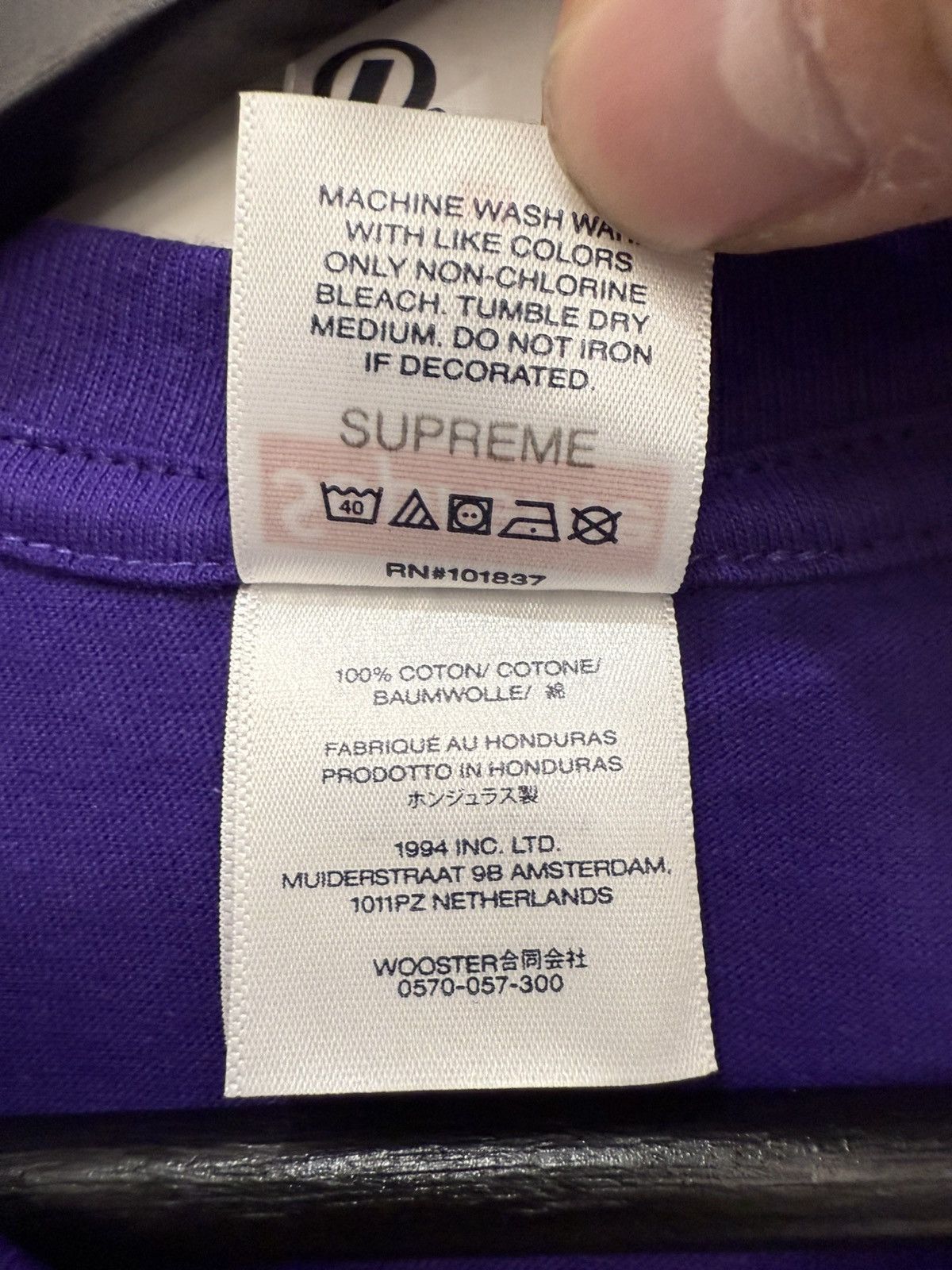 Supreme Supreme Purple Playboy Carti Shirt Size US M / EU 48-50 / 2 - 8 Thumbnail