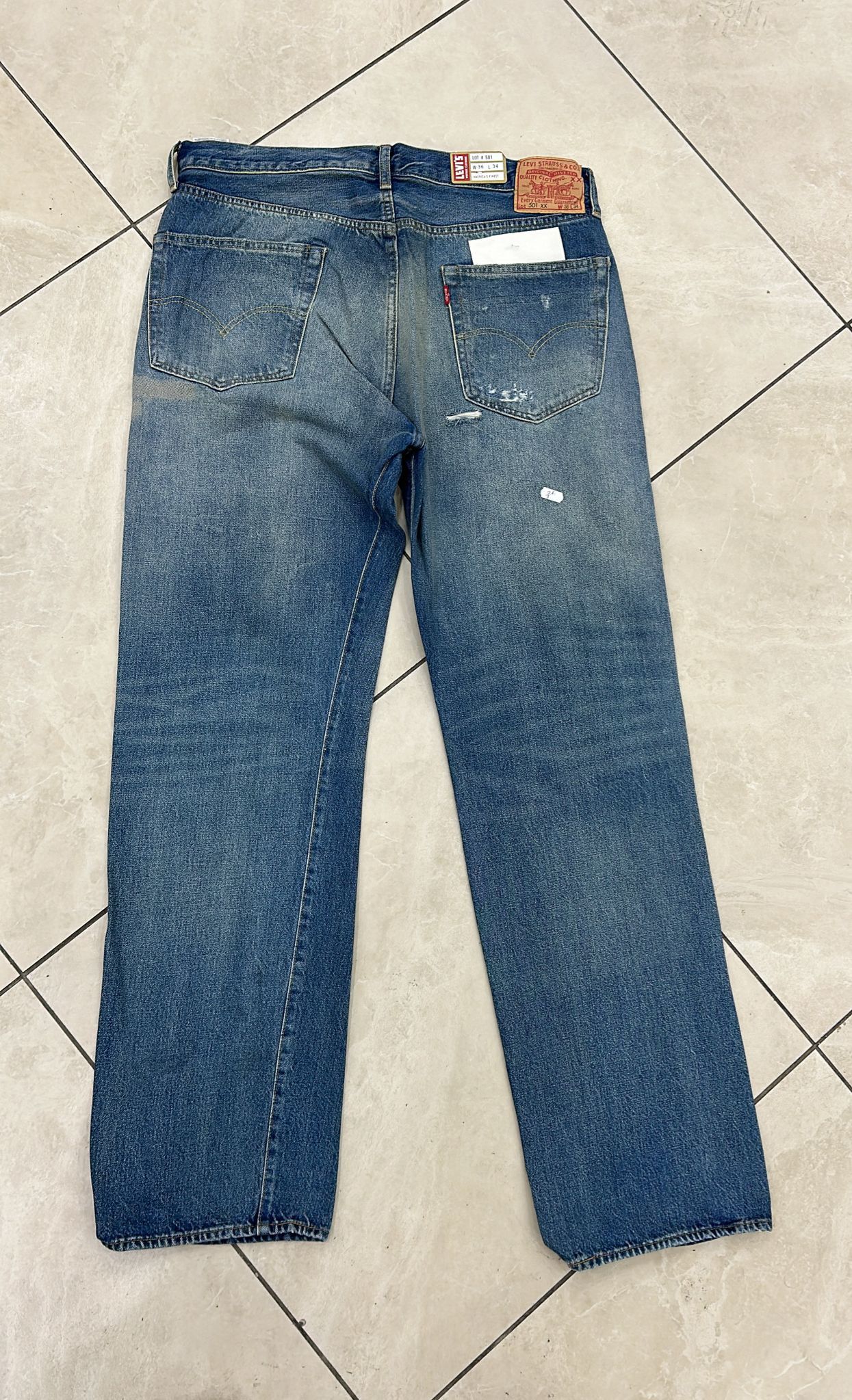 Levi's Vintage Clothing LVC Levi's Vintage Clothing 1955 501XX BigE Selvedge Jeans Size US 36 / EU 52 - 2 Thumbnail