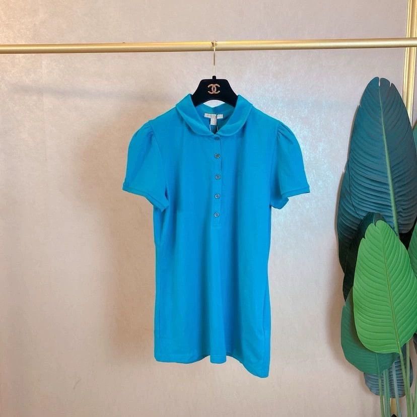 Burberry Burberry Blue Polo Shirt L Size US L / EU 52-54 / 3 - 1 Thumbnail