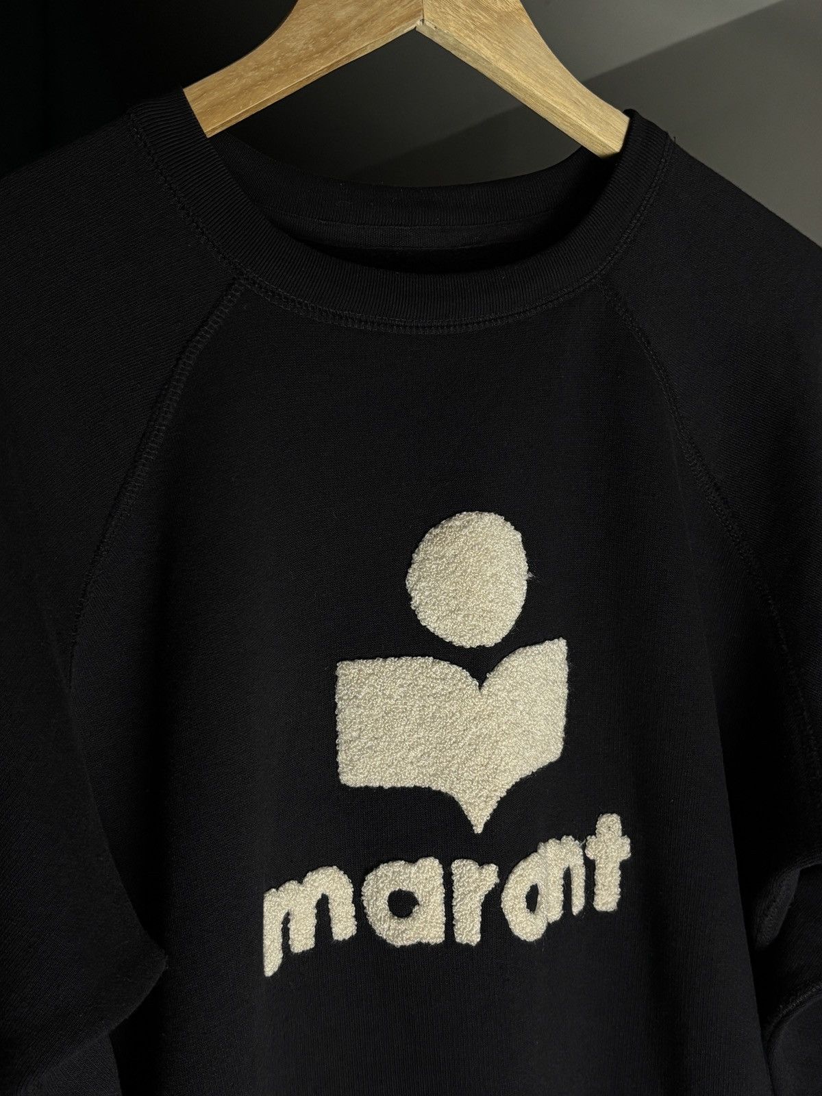 Isabel Marant Etoile Isabel Marant Etoile Fleece Textured Logo Boxy Sweatshirt Size S / US 4 / IT 40 - 3 Thumbnail