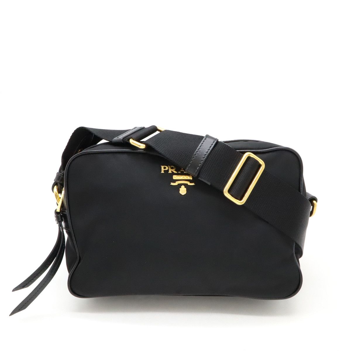 Prada Prada Prada Nylon Leather Shoulder Bag 2WAY Pouch 1BH089 Canvas Crossbody Bag 1BH089 in Very Good Condition Size ONE SIZE - 1 Thumbnail
