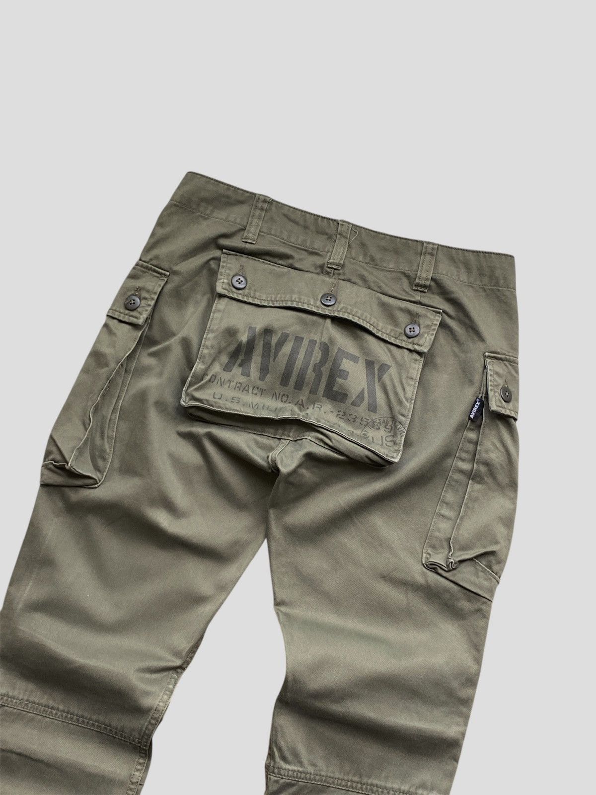 Avirex × Vintage Vintage Avirex Fatigue Military Tactical Monkey Pants Slim Size US 31 - 5 Thumbnail