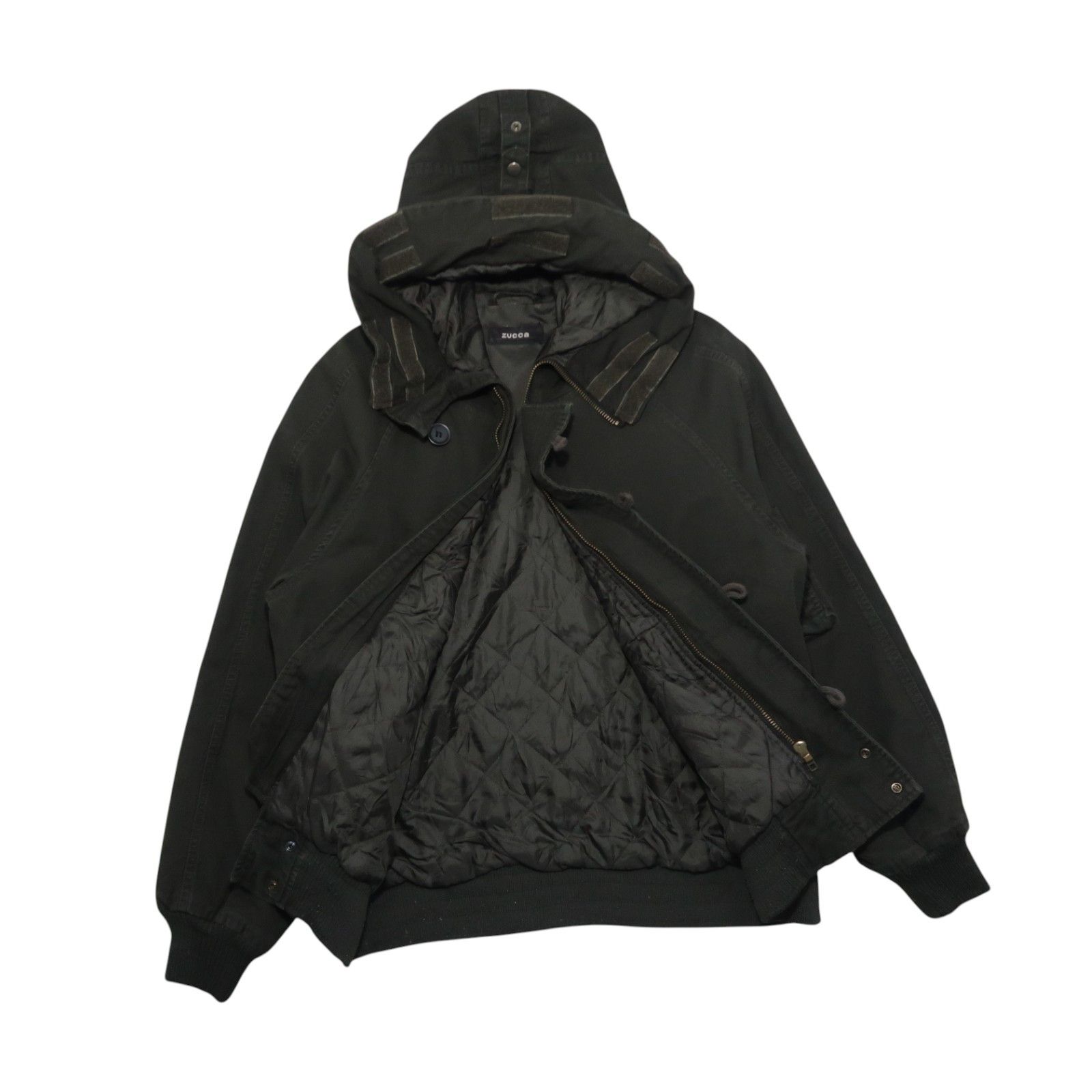 Issey Miyake 2000s Issey Miyake Zucca Military Jacket Hood Hunting Size US M / EU 48-50 / 2 - 3 Thumbnail