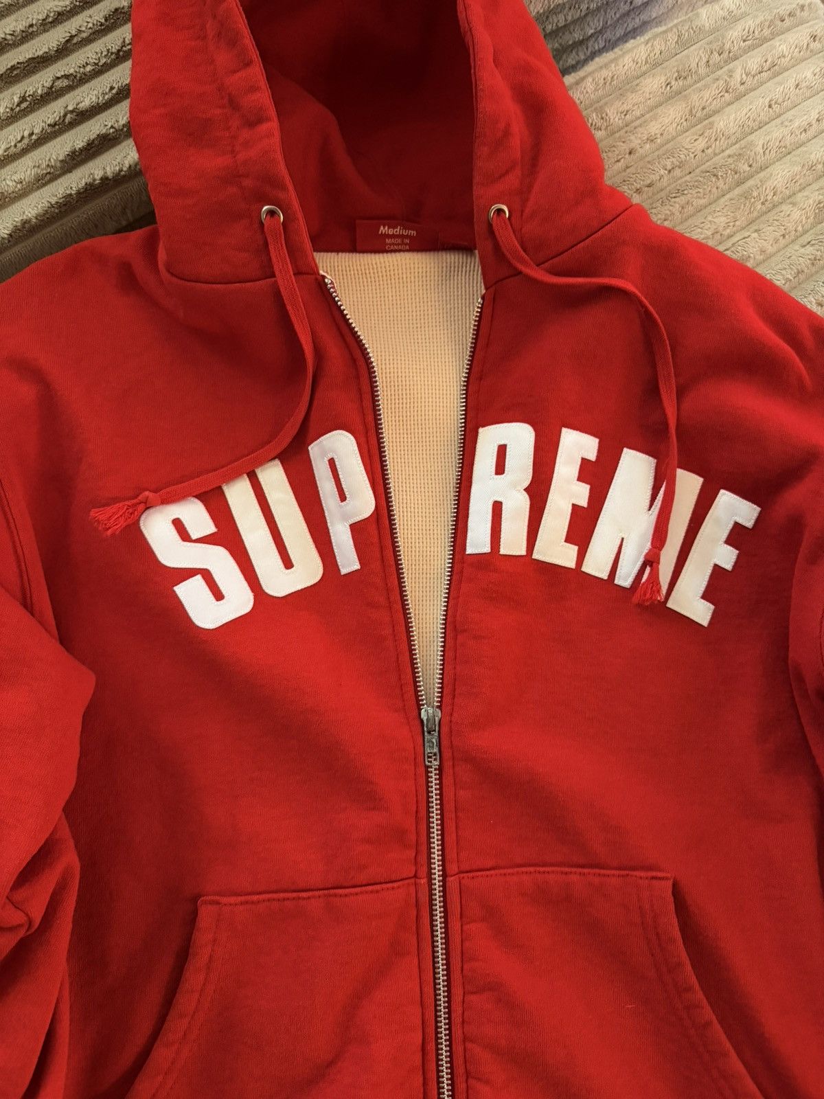 Supreme Supreme Arc Thermal Lined Zip Up Hooded Sweatshirt Size US M / EU 48-50 / 2 - 2 Thumbnail