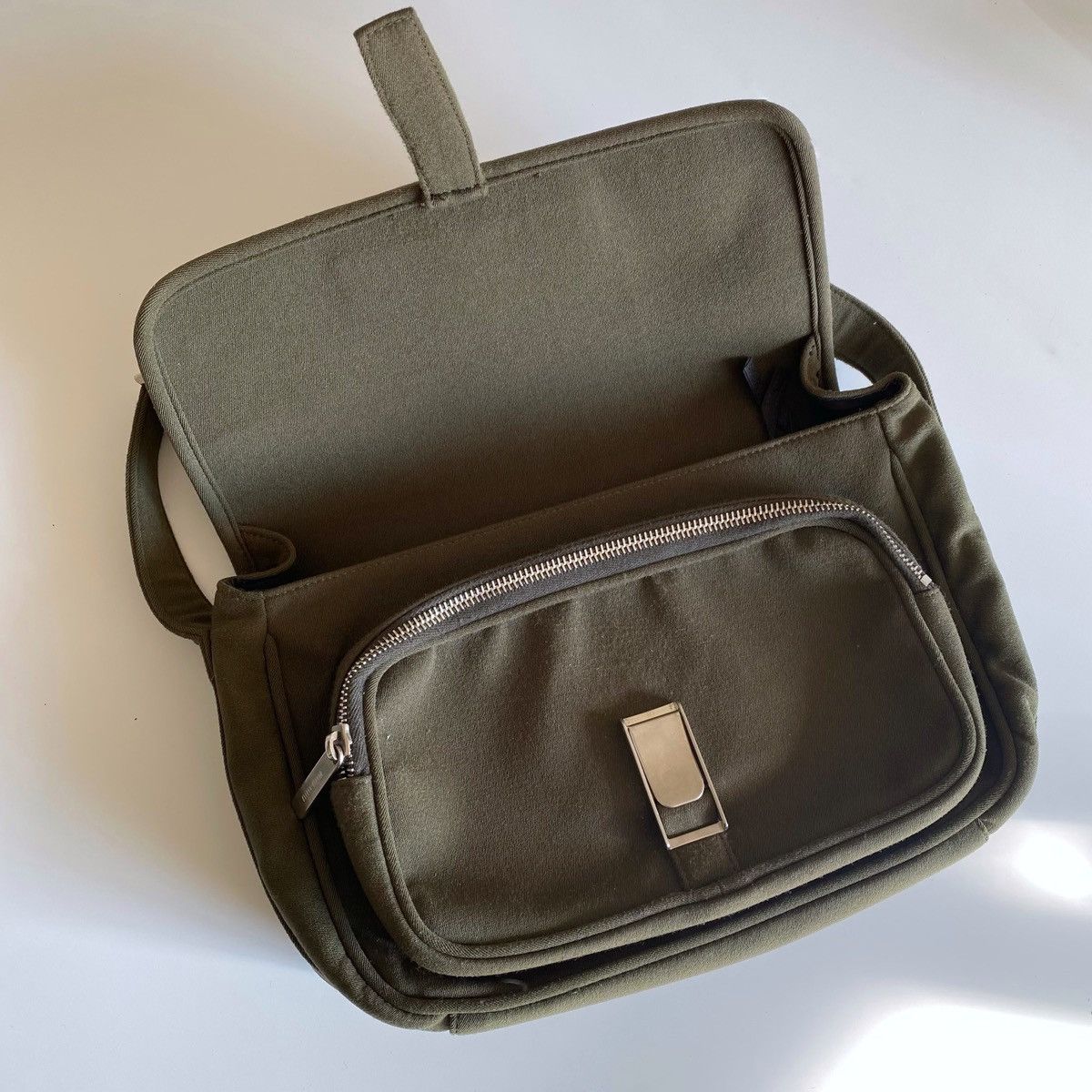 Miu Miu × Vintage Miu Miu 90s Khaki Crossbody Bag Size ONE SIZE - 4 Thumbnail