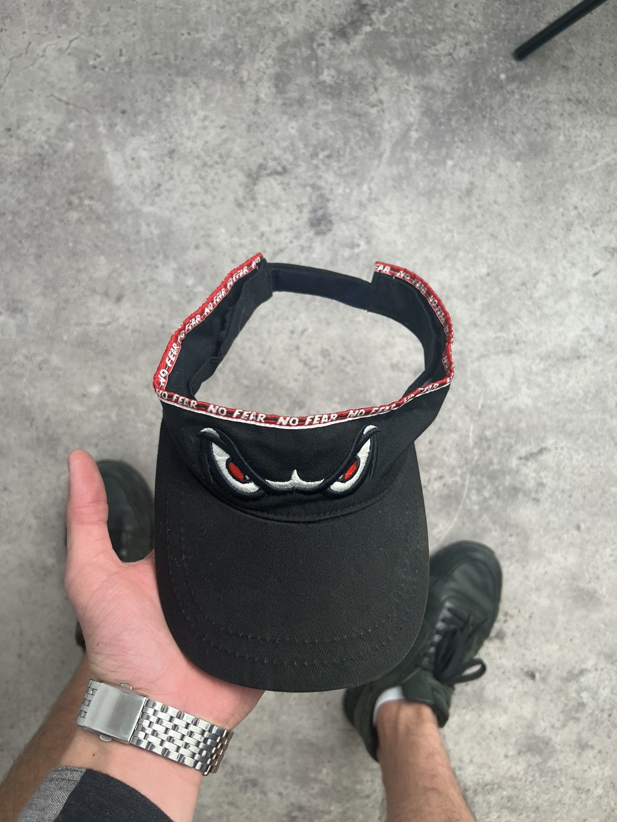 No Fear 🔥Rare 90’s NO FEAR Logo Size ONE SIZE - 2 Thumbnail