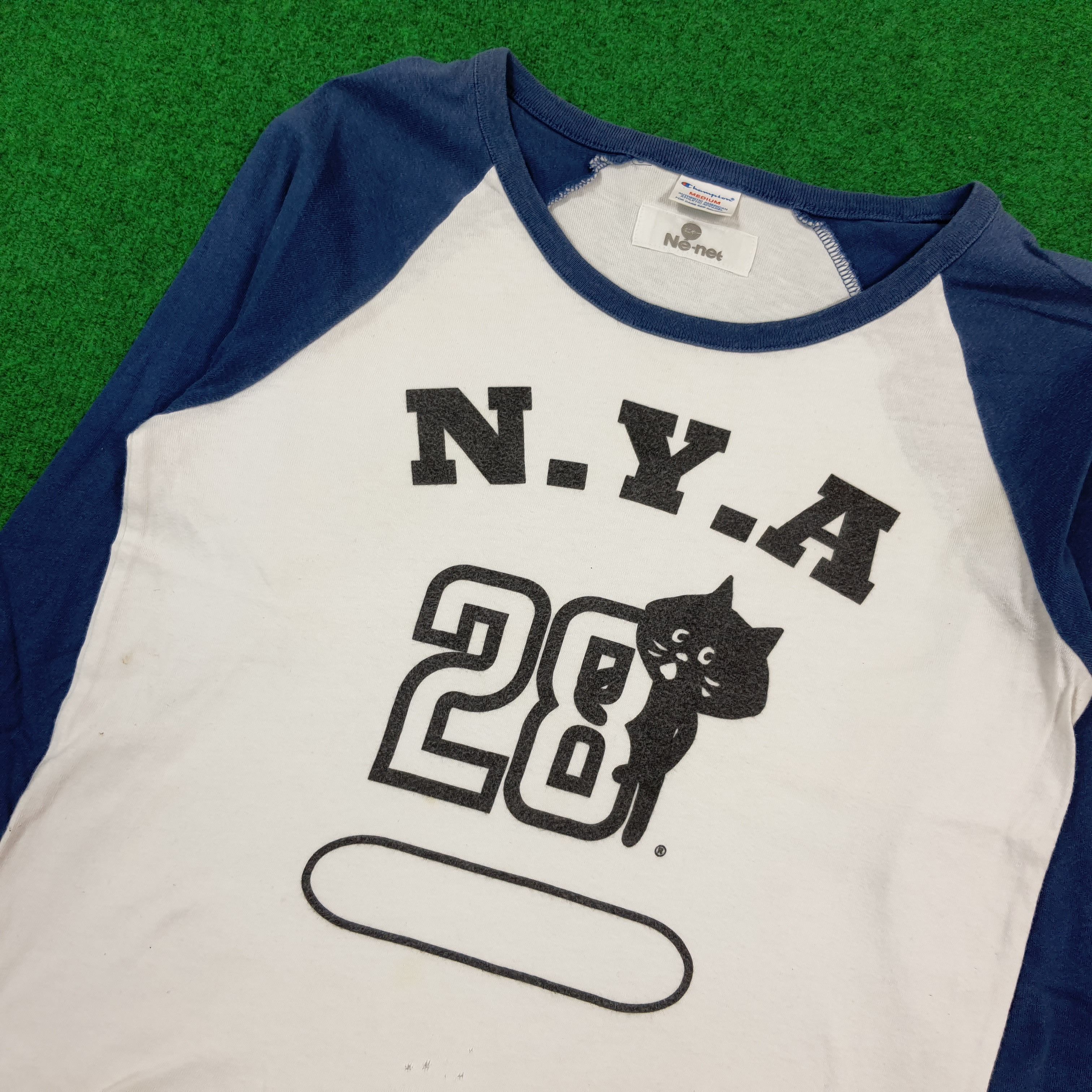 Champion × Ne-Net Vintage Champion x Ne-Net by Issey Miyake Raglan C301N3 Size S / US 4 / IT 40 - 2 Thumbnail