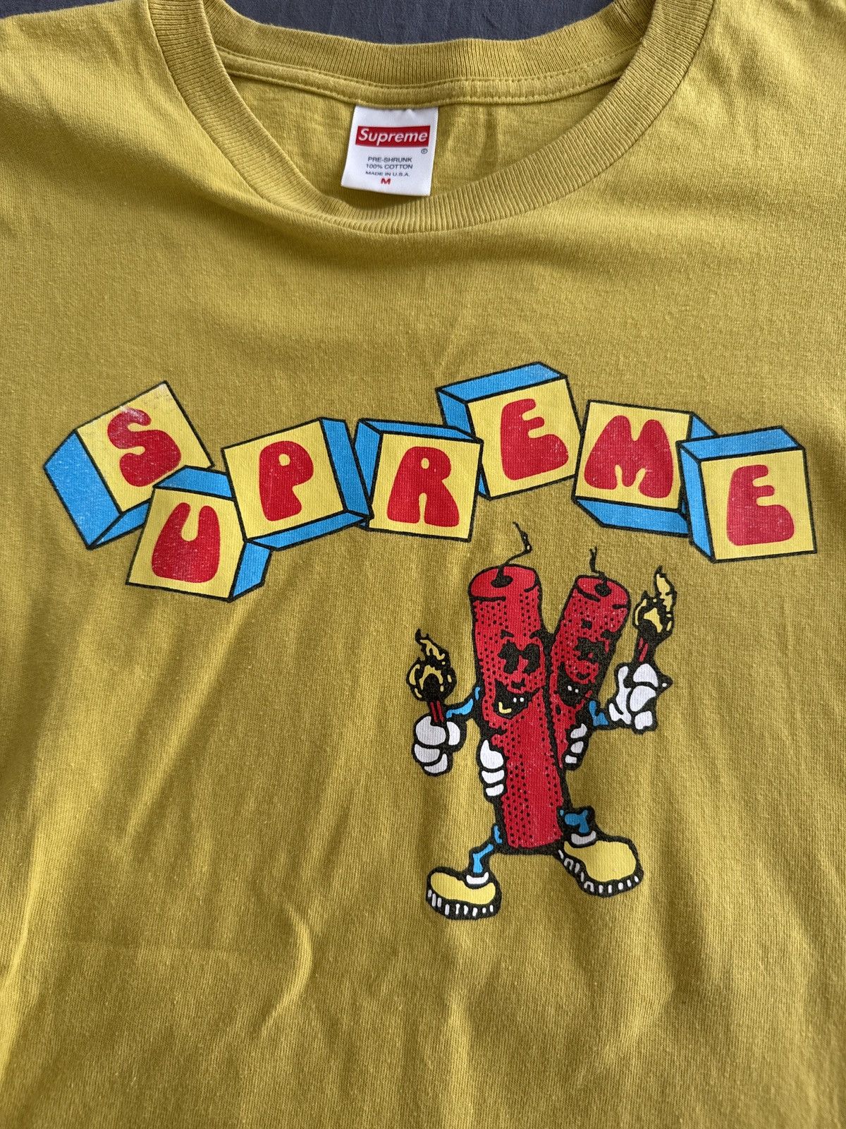 Supreme Supreme dynamite tee Size US M / EU 48-50 / 2 - 4 Thumbnail