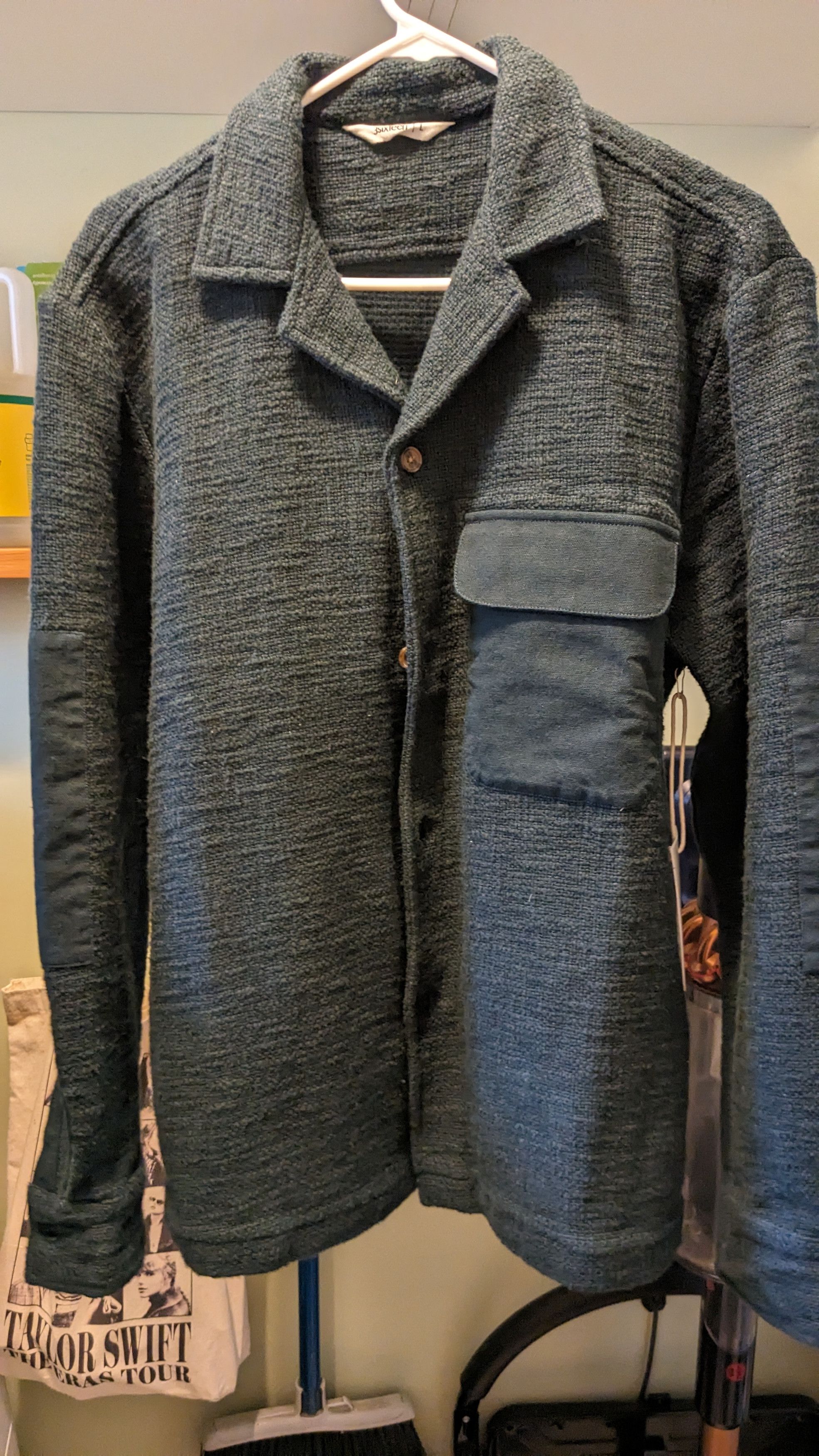image of 3Sixteen Field Shirt Fw24 in Midnight Slub, Men's (Size Large)