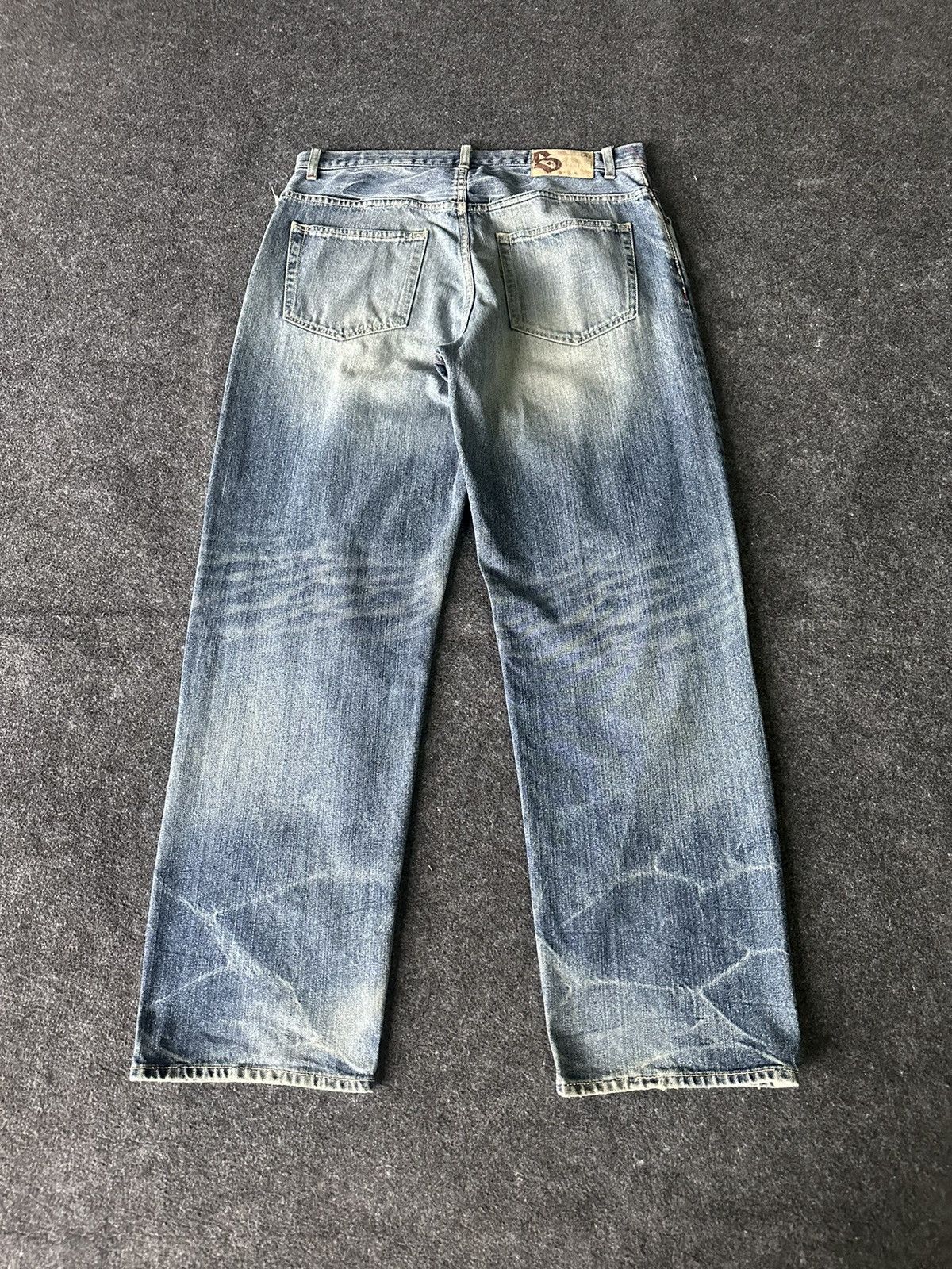 JNCO Baggy Scanner Fundamental Japan Denim 34x30 D226 Size US 34 / EU 50 - 4 Thumbnail