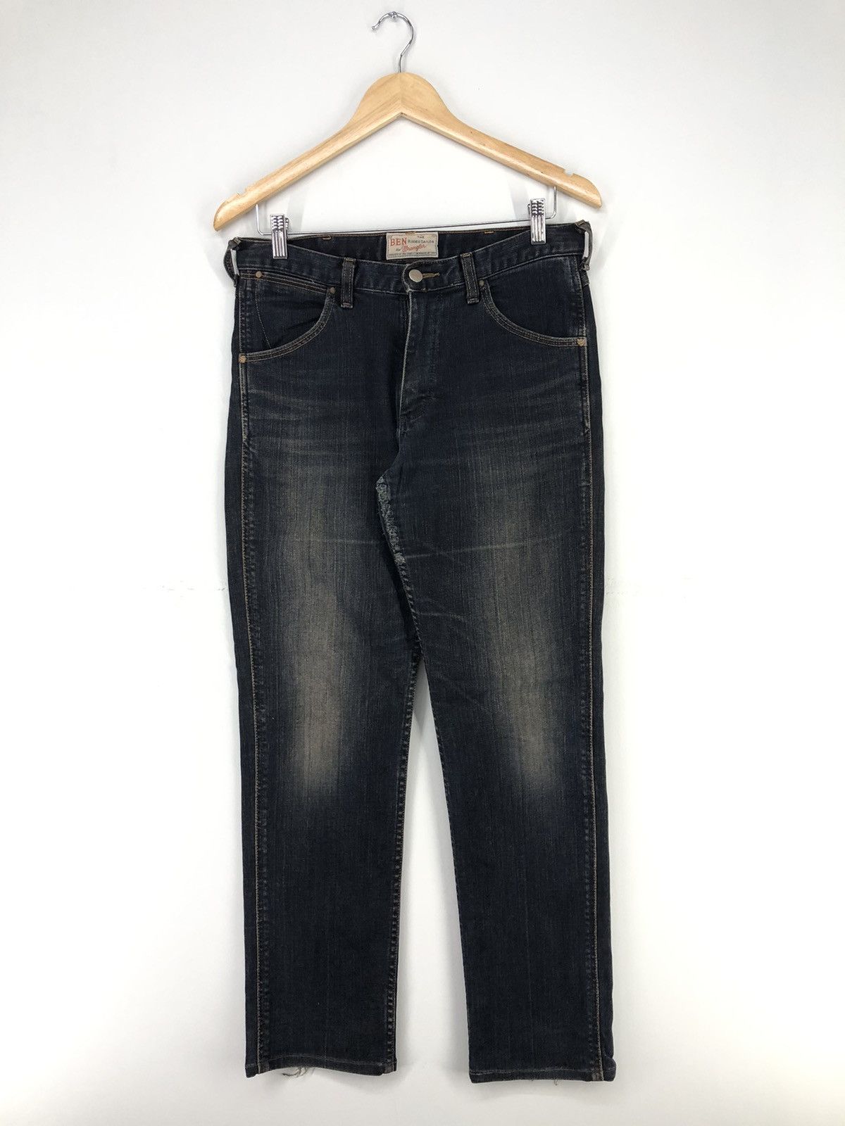 Wrangler Vintage Wrangler Blue Bell Faded Dark Blue Jeans Size US 30 / EU 46 - 1 Thumbnail