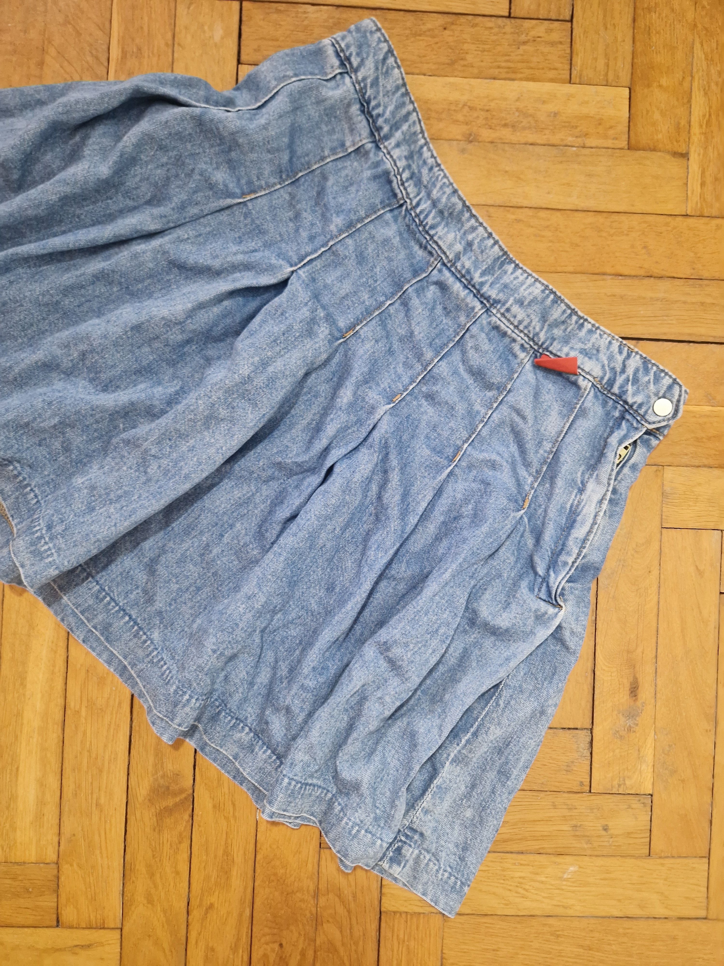 Vintage Vintage denim tennis mini skirt Size 27" / US 4 / IT 40 - 3 Thumbnail