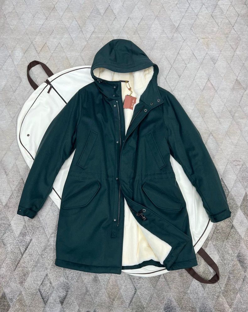 Loro Piana LORO PIANA A coat made of sheep and mink fur Size US L / EU 52-54 / 3 - 1 Thumbnail