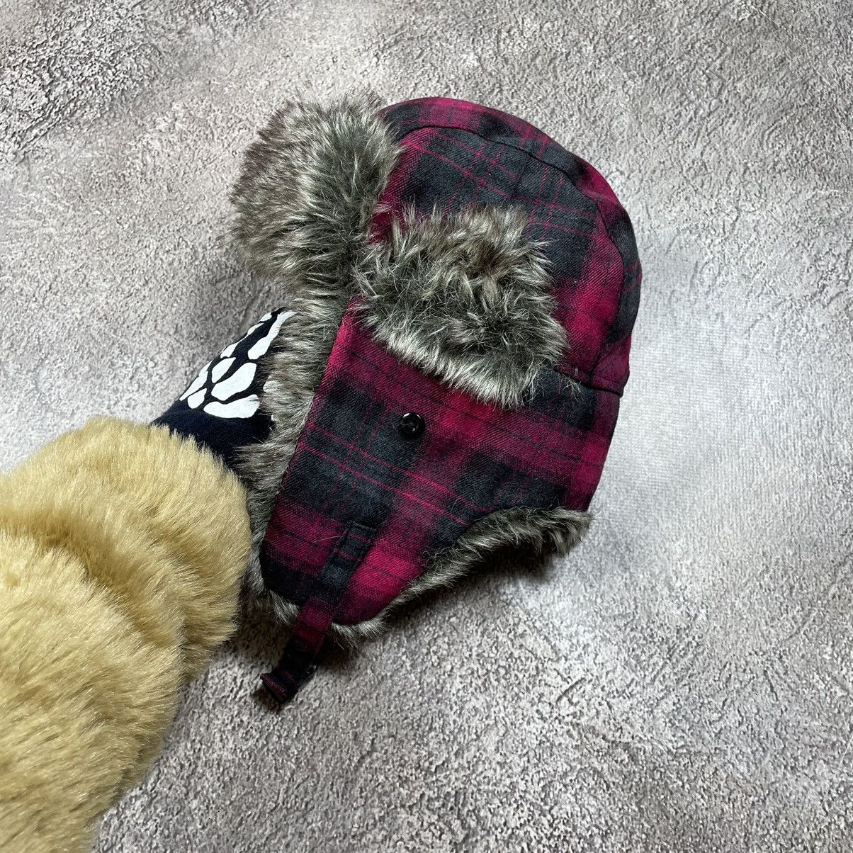 Other Vintage 90s Alt Beanie Mohair Ushanka Faux American VTg Size ONE SIZE - 2 Thumbnail
