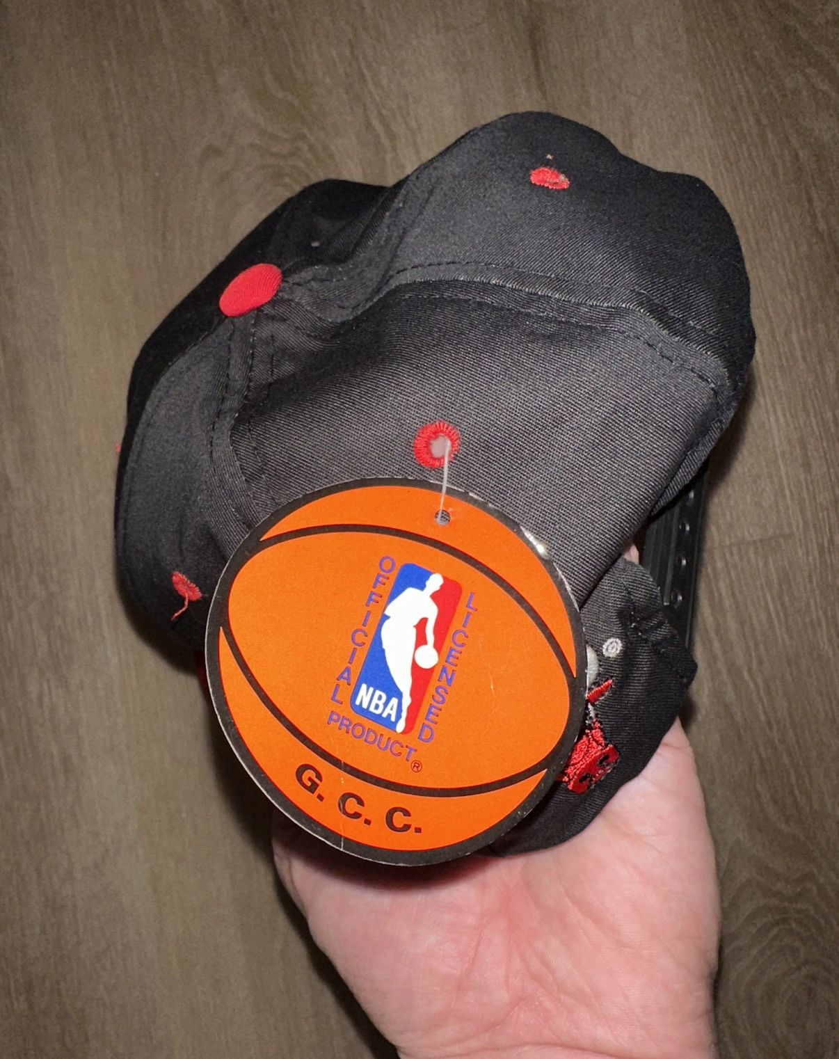 NBA × Vintage Vintage 90’s Chicago Bulls G.C.C NBA Snapback NWT Size ONE SIZE - 4 Thumbnail