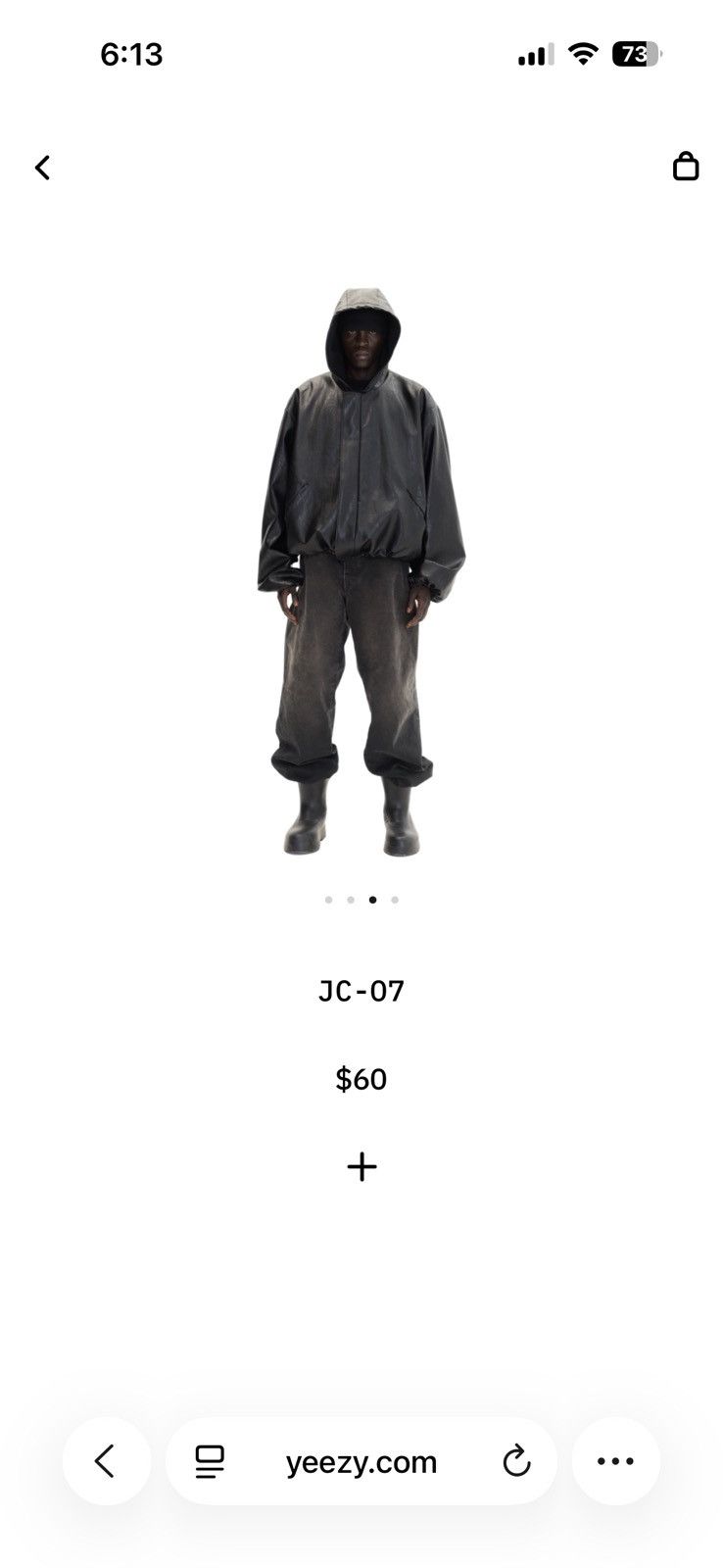 Yeezy Yeezy JC 07 Black Leather Jacket Size US S / EU 44-46 / 1 - 2 Thumbnail