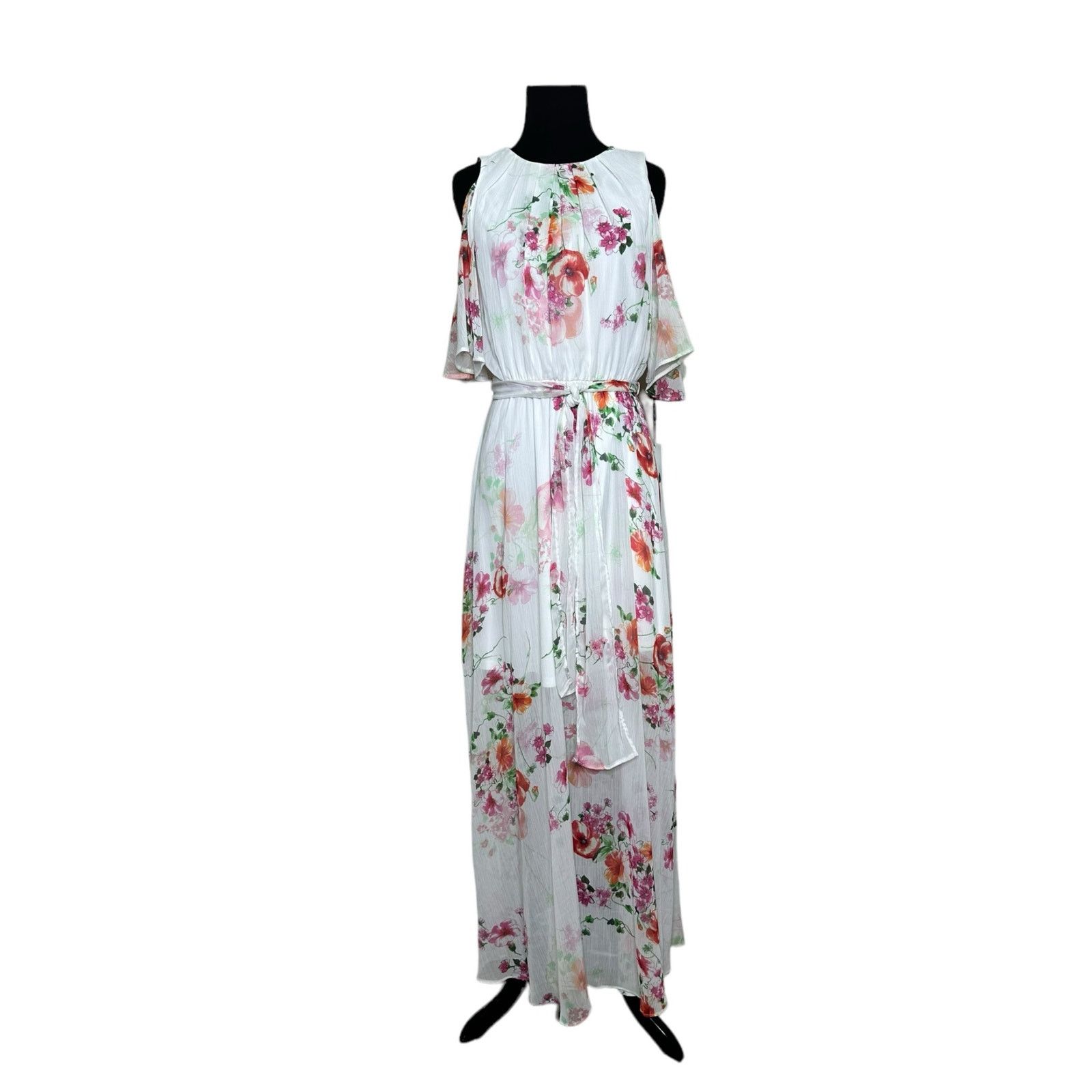 Calvin Klein Calvin Klein floral print cold shoulder maxi dress size 4 Size S / US 4 / IT 40 - 15 Thumbnail