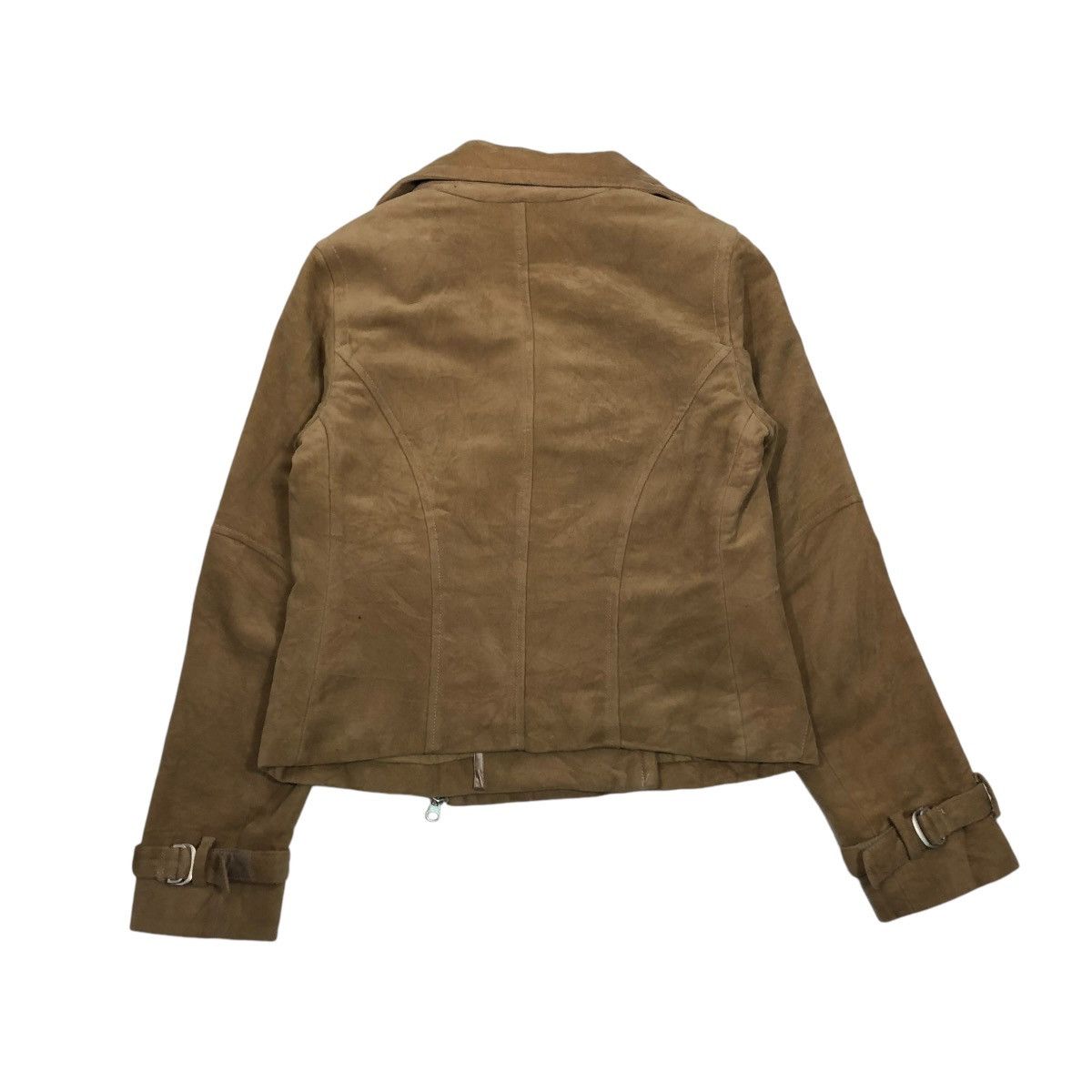 Hysteric Glamour 🔥VTG CROPPED BIKER JACKET MOLESKIN DOUBLE COLLAR MARGINAL Size US S / EU 44-46 / 1 - 2 Thumbnail
