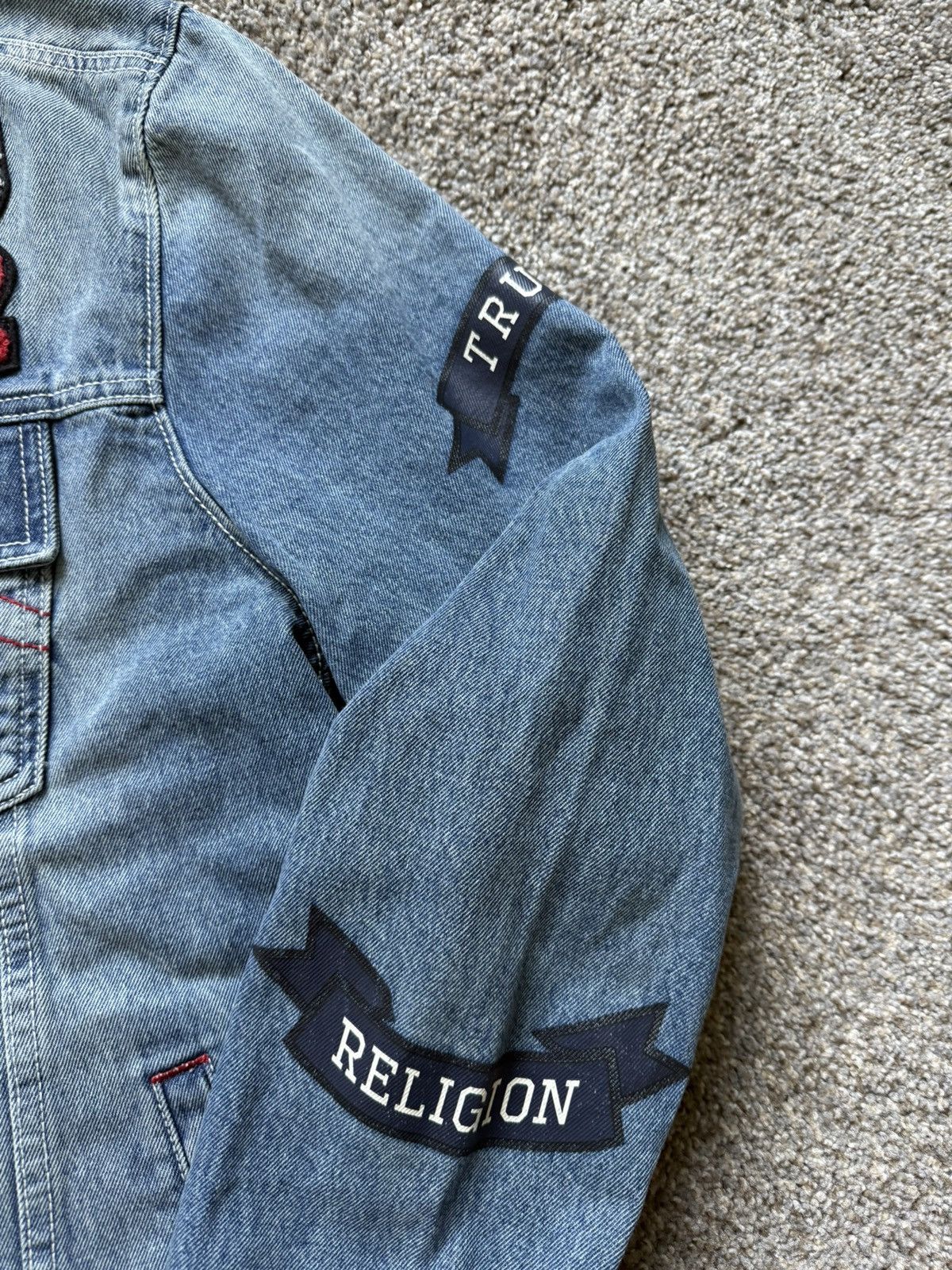 True Religion True Religion Jesse SN Patch Trucker Jacket Size US L / EU 52-54 / 3 - 5 Thumbnail