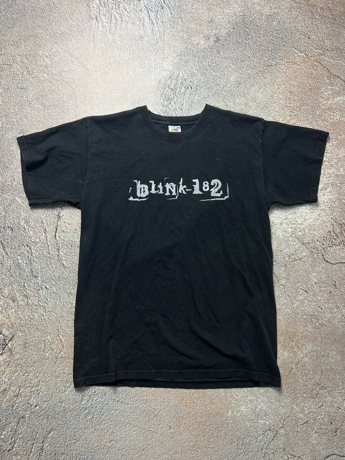 Pre-owned Band Tees X Rock Band 00s Vintage Blink 182 Washed Pop Y2k Punk Rock Band Tee In Washed Black